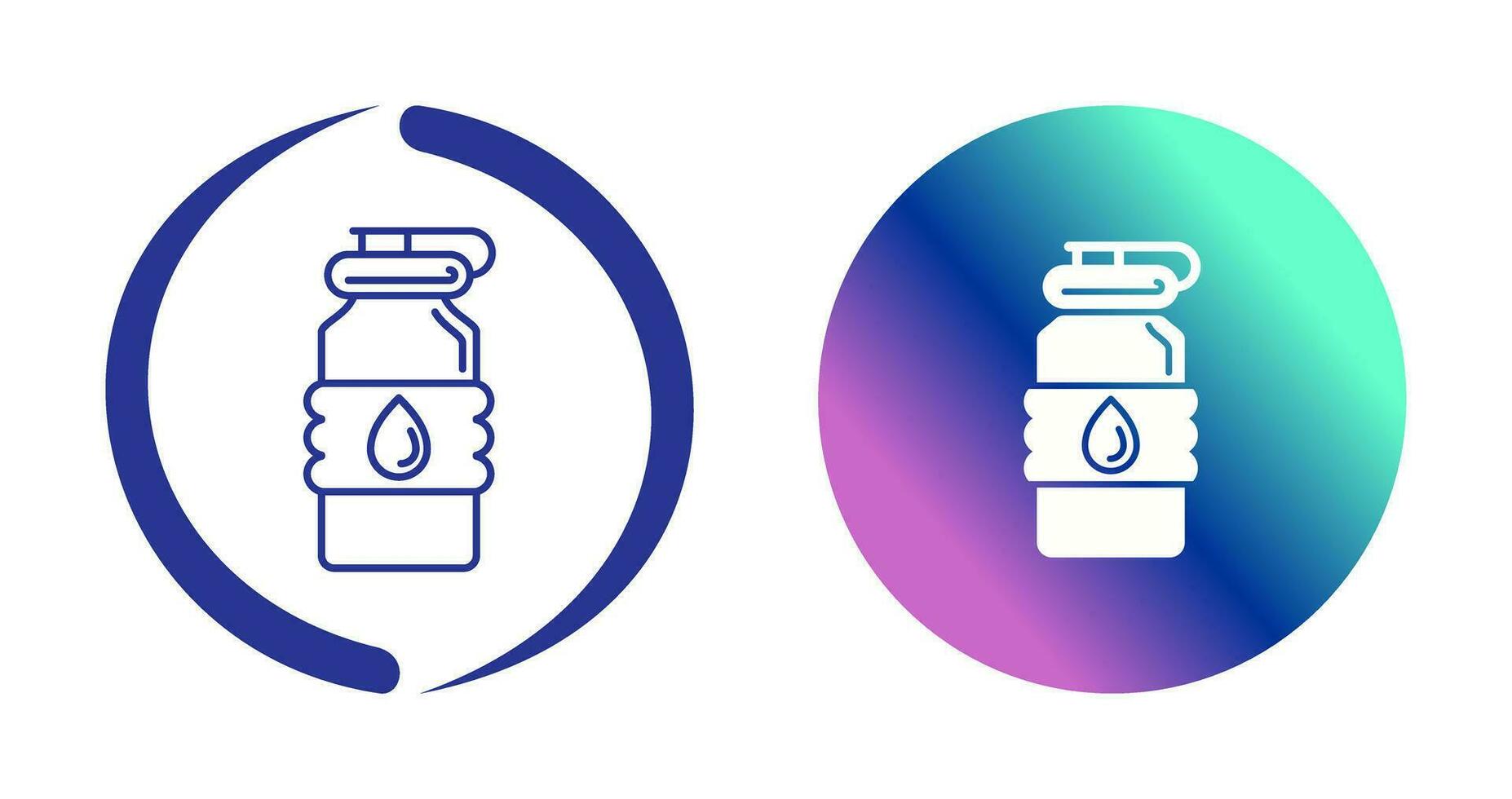 Water Bottle Vector Icon