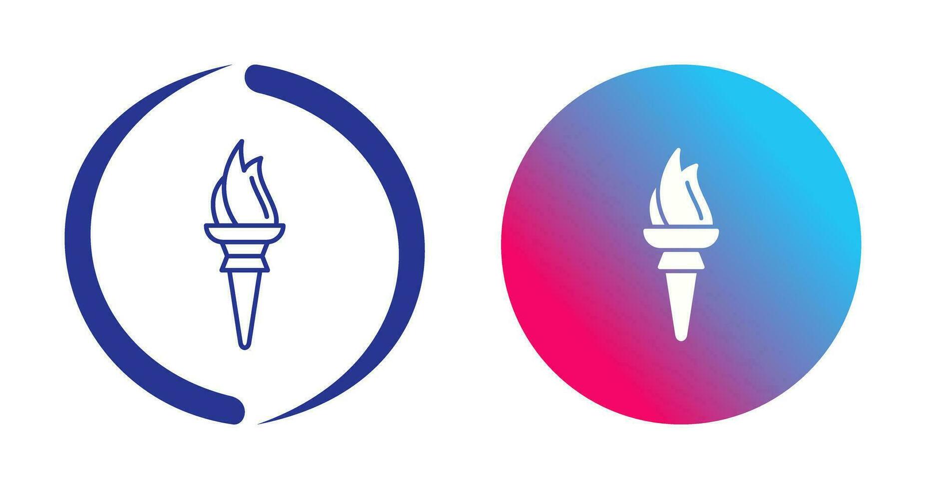 Torch Vector Icon
