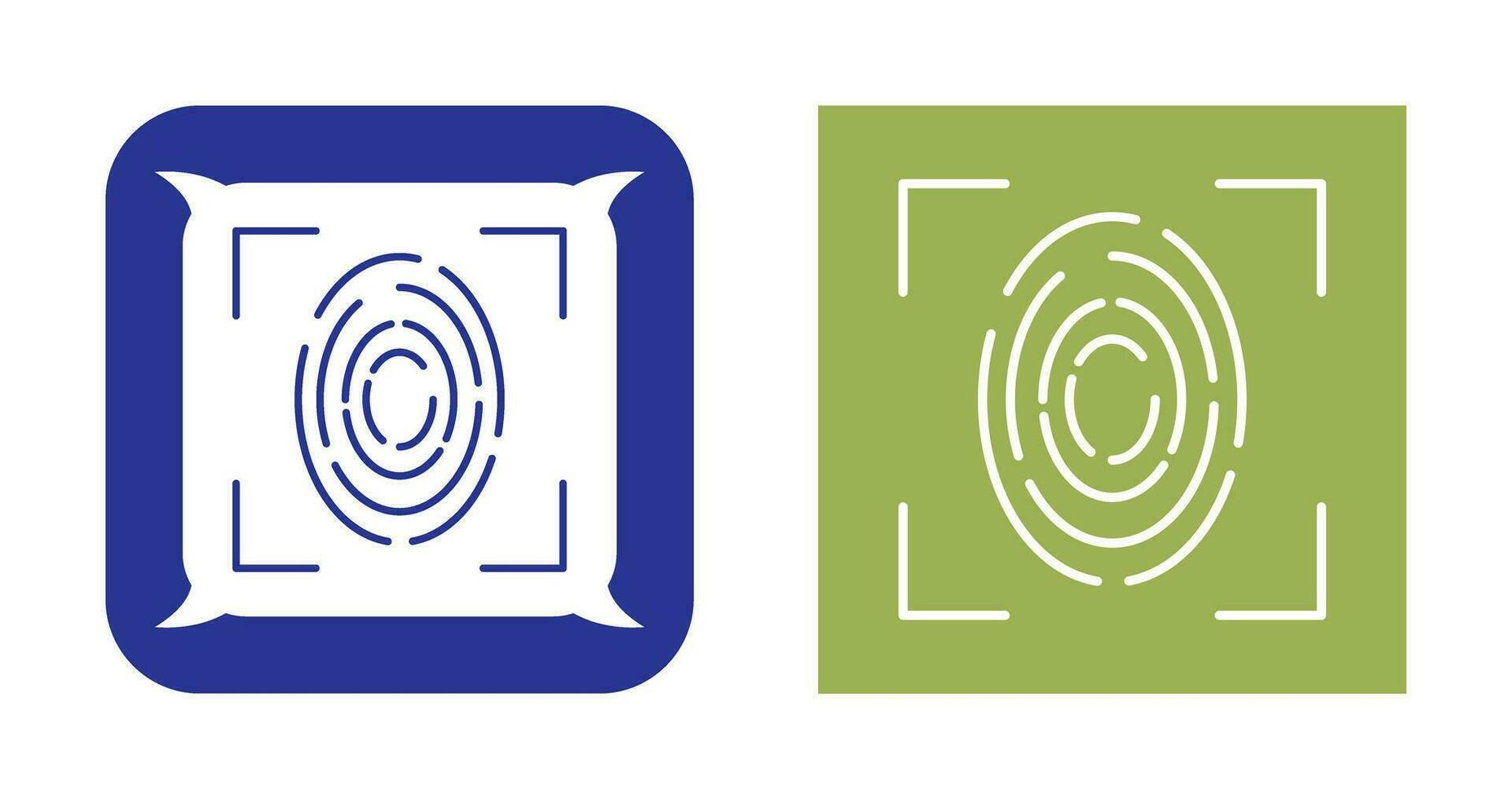 Fingerprint Vector Icon