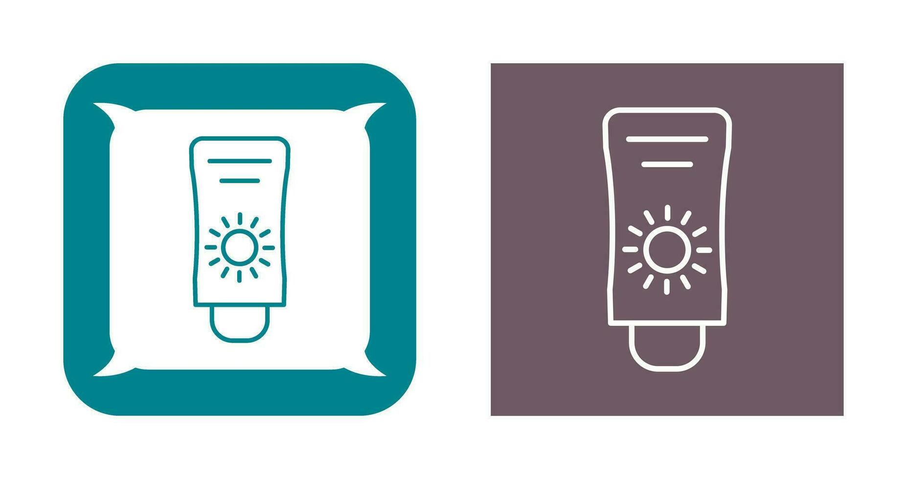 Sun Cream Vector Icon