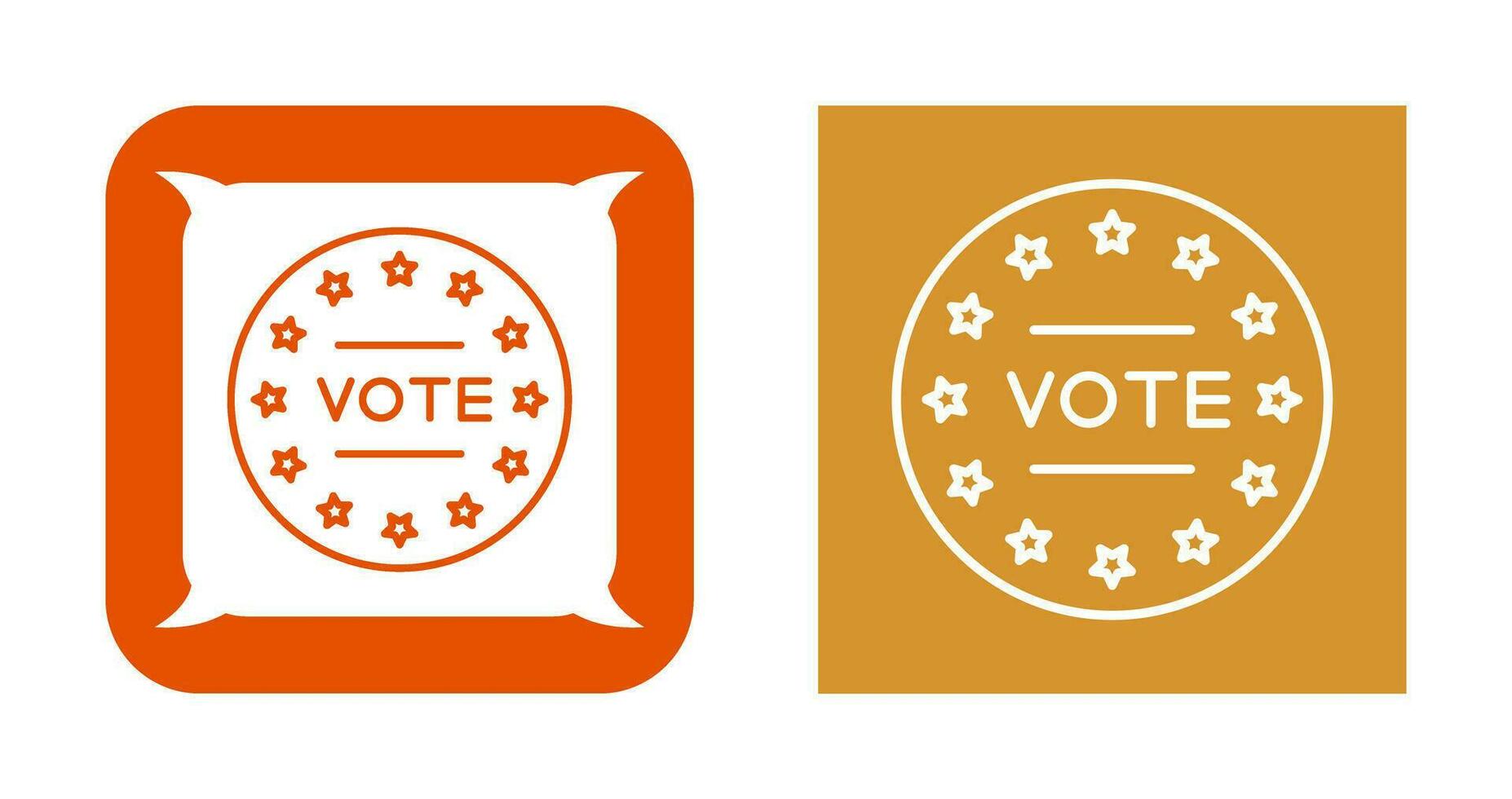 icono de vector de voto