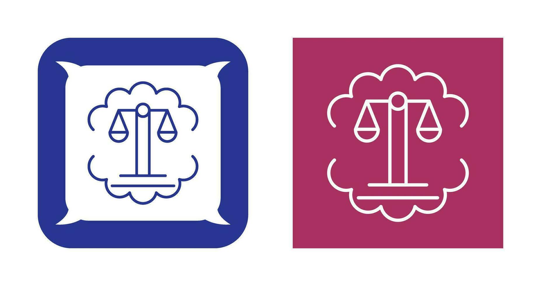 Justice Scale Vector Icon