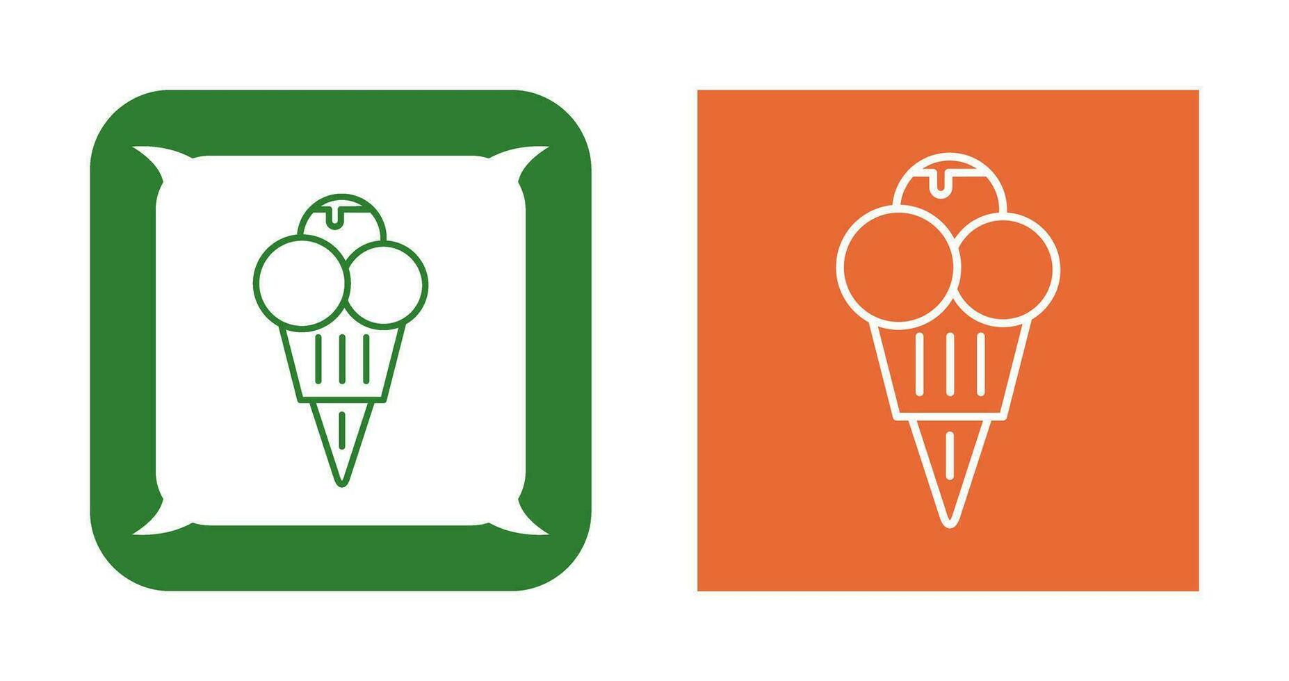 icono de vector de helado