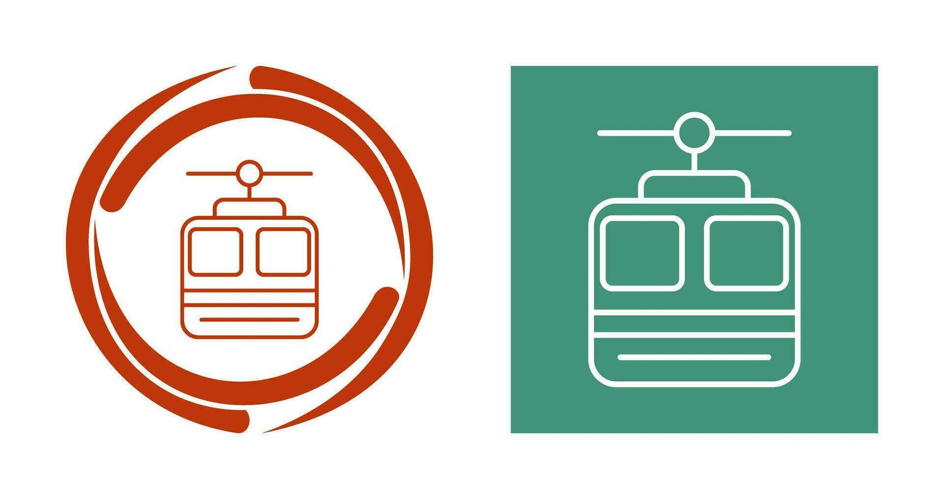 Cable car Vector Icon
