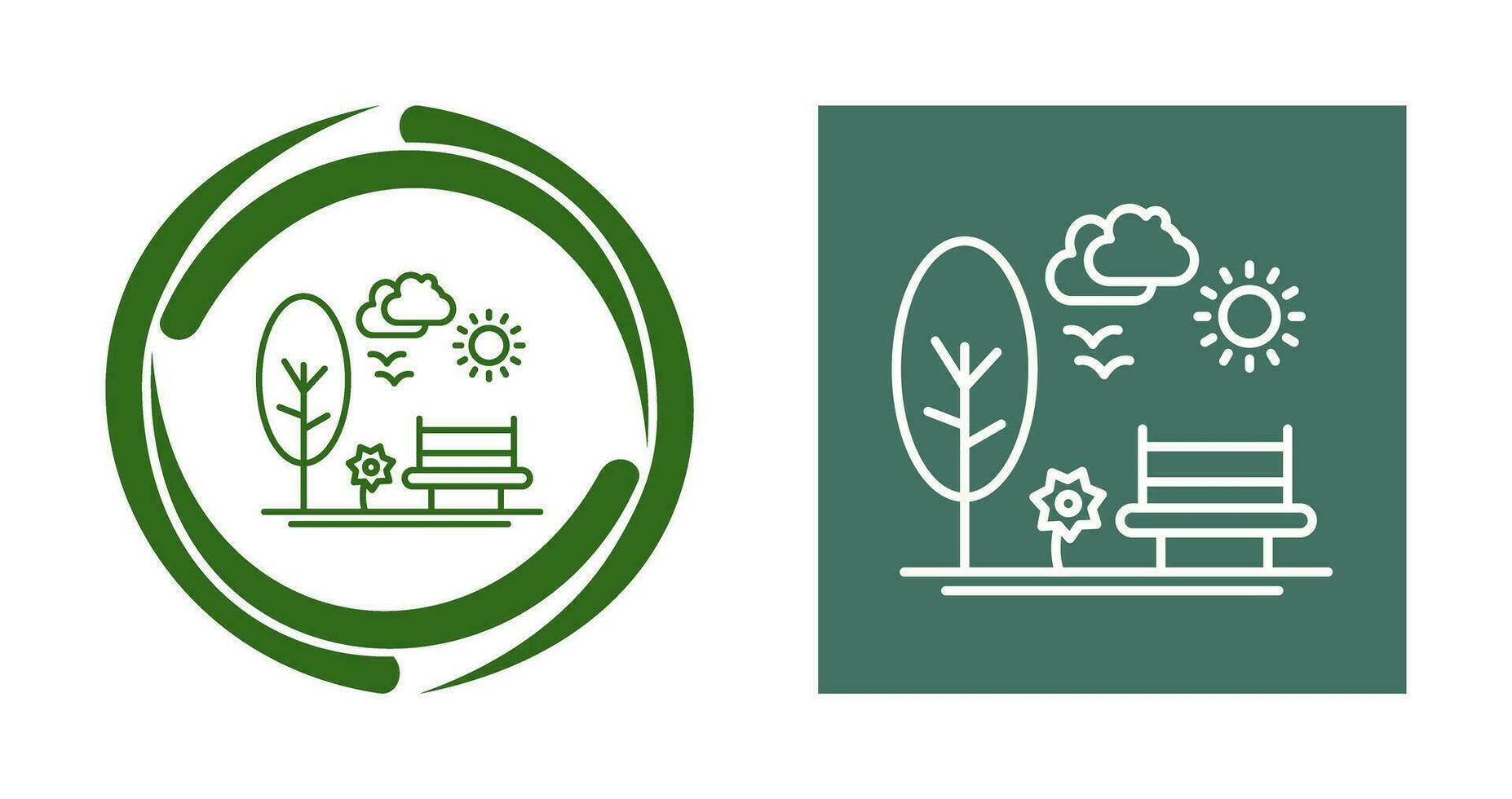 Park Vector Icon