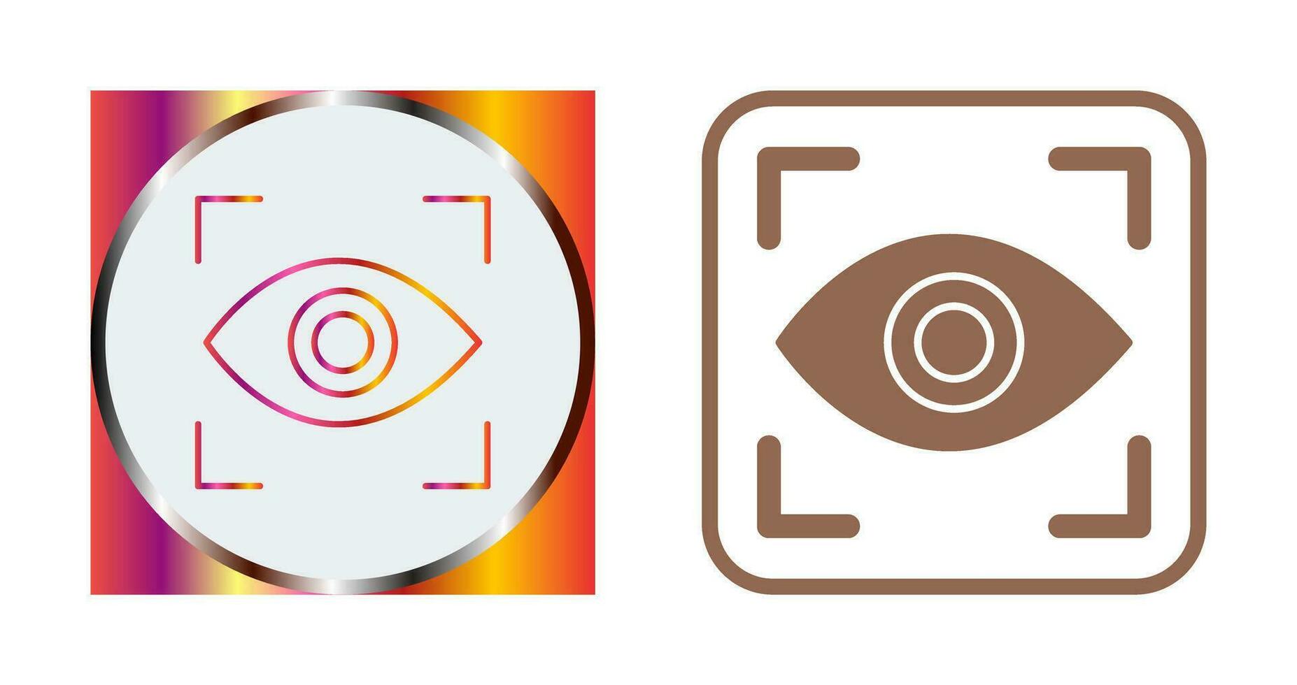 Eye Scan Vector Icon