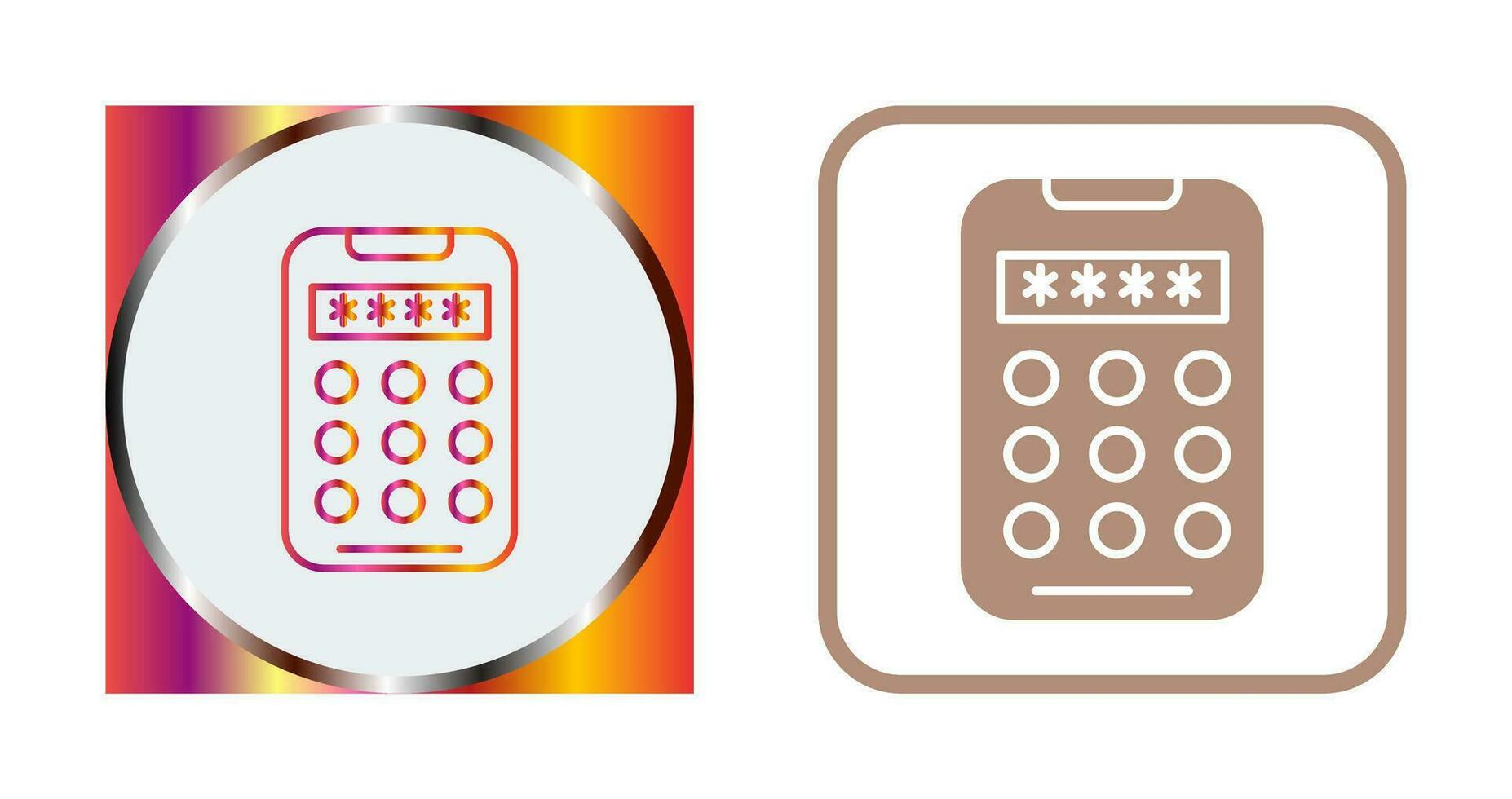 Pin Code Vector Icon