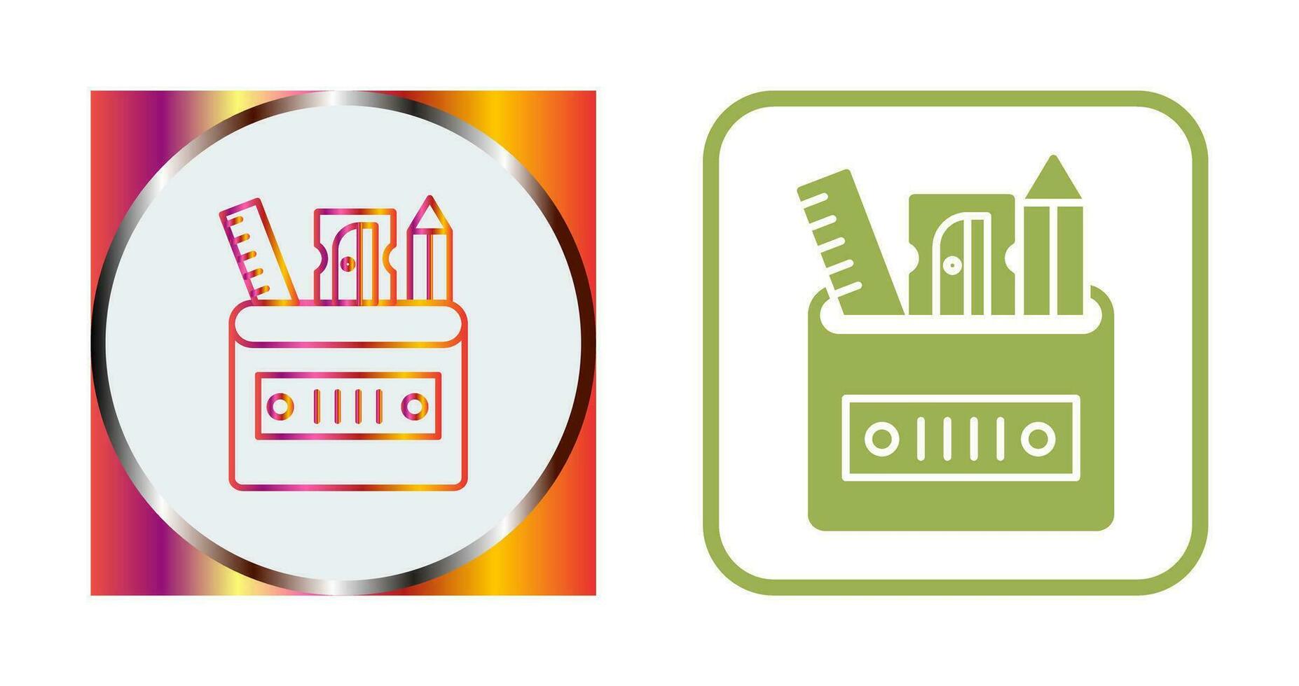 Stationery Vector Icon