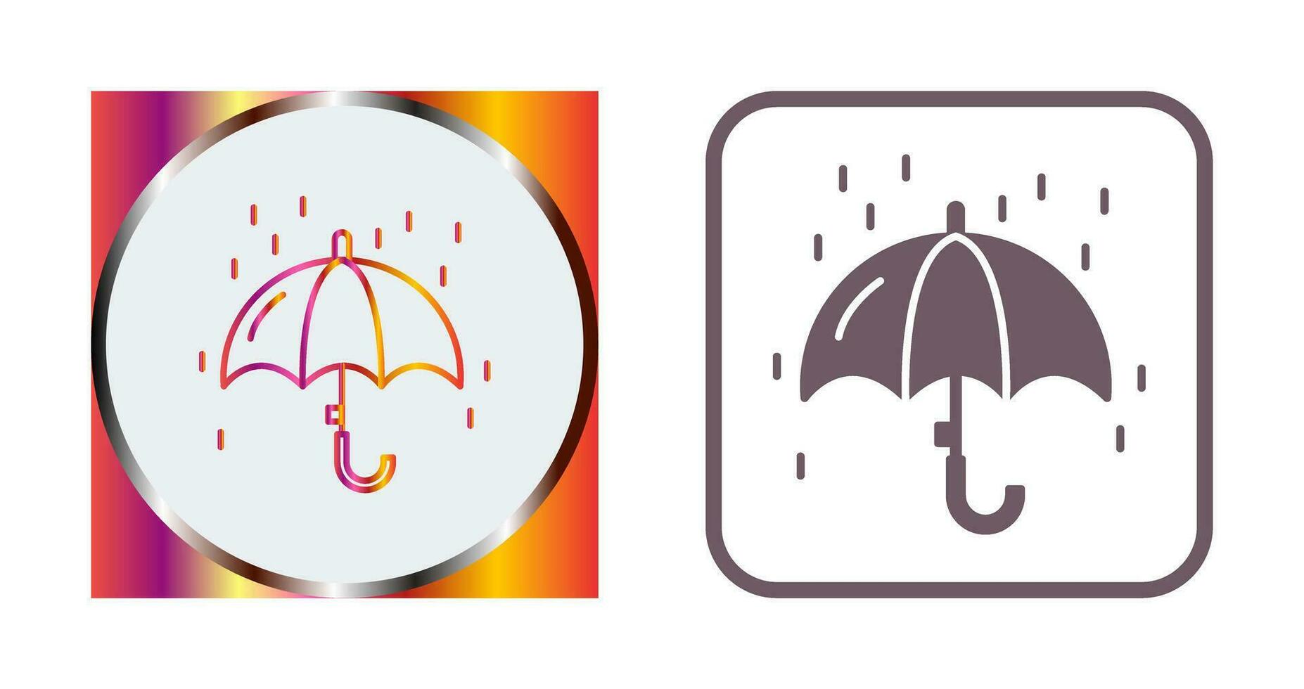 icono de vector de lluvia