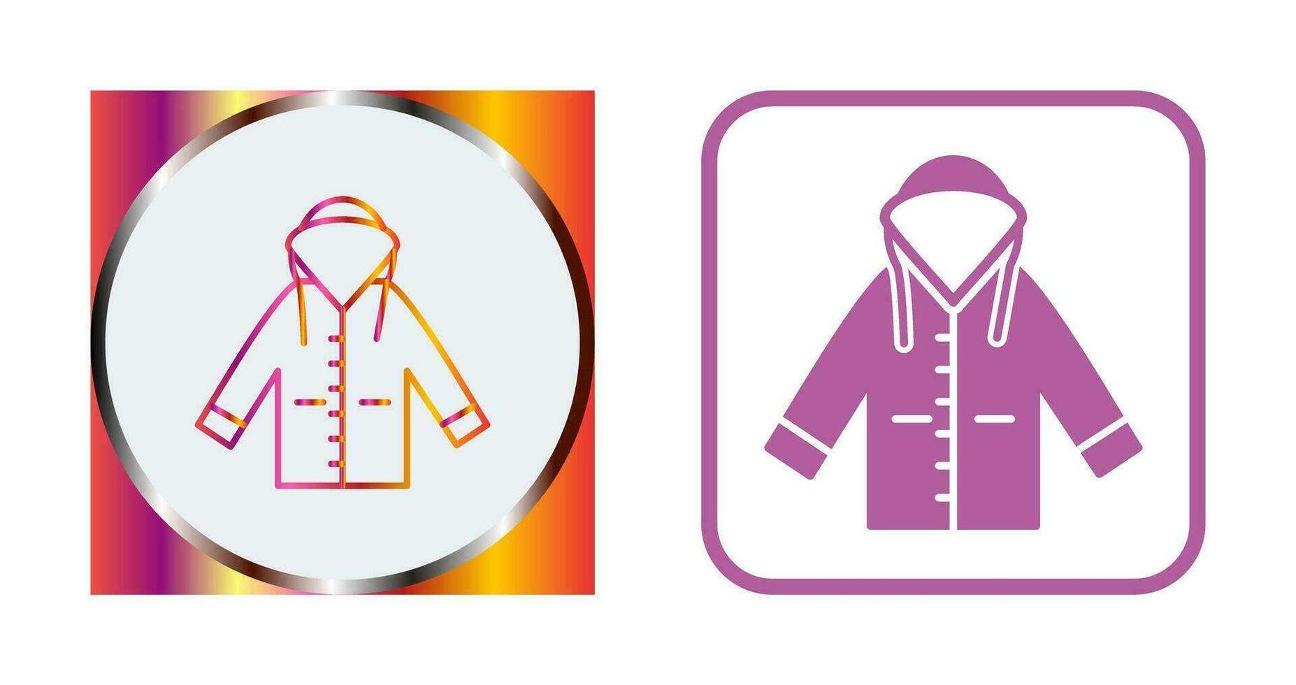 Raincoat Vector Icon