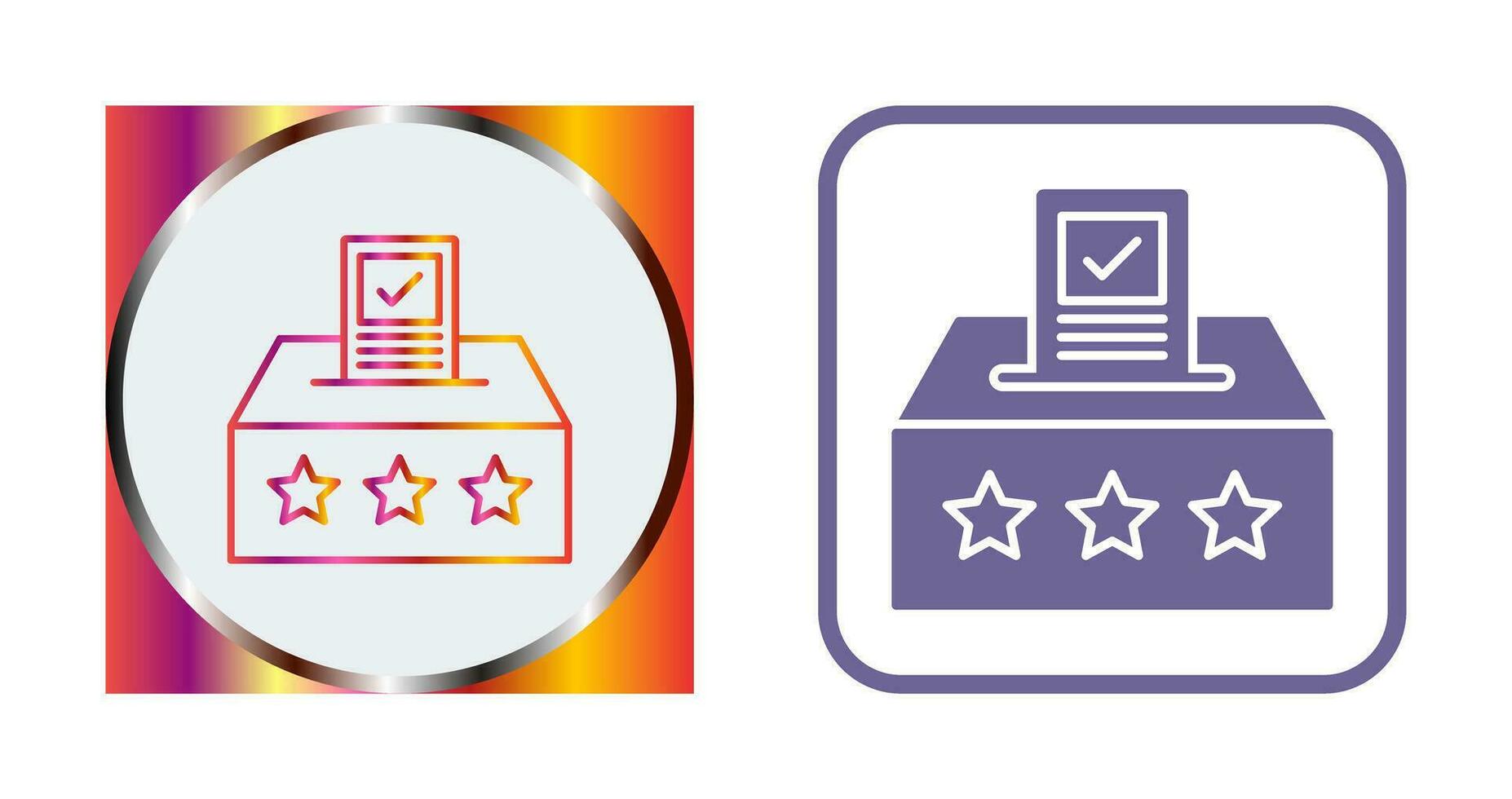 Ballot Vector Icon