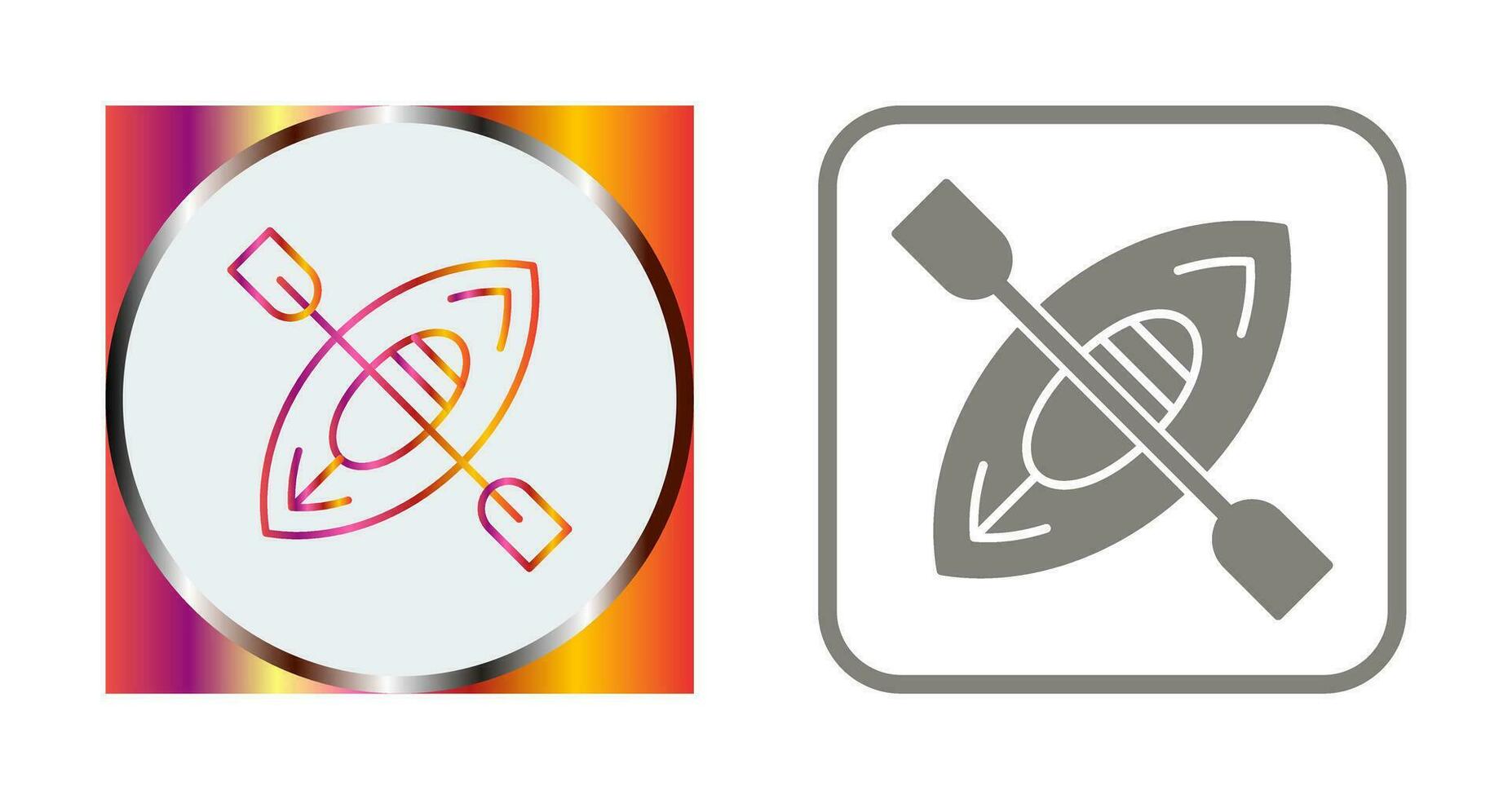 Kayak Vector Icon