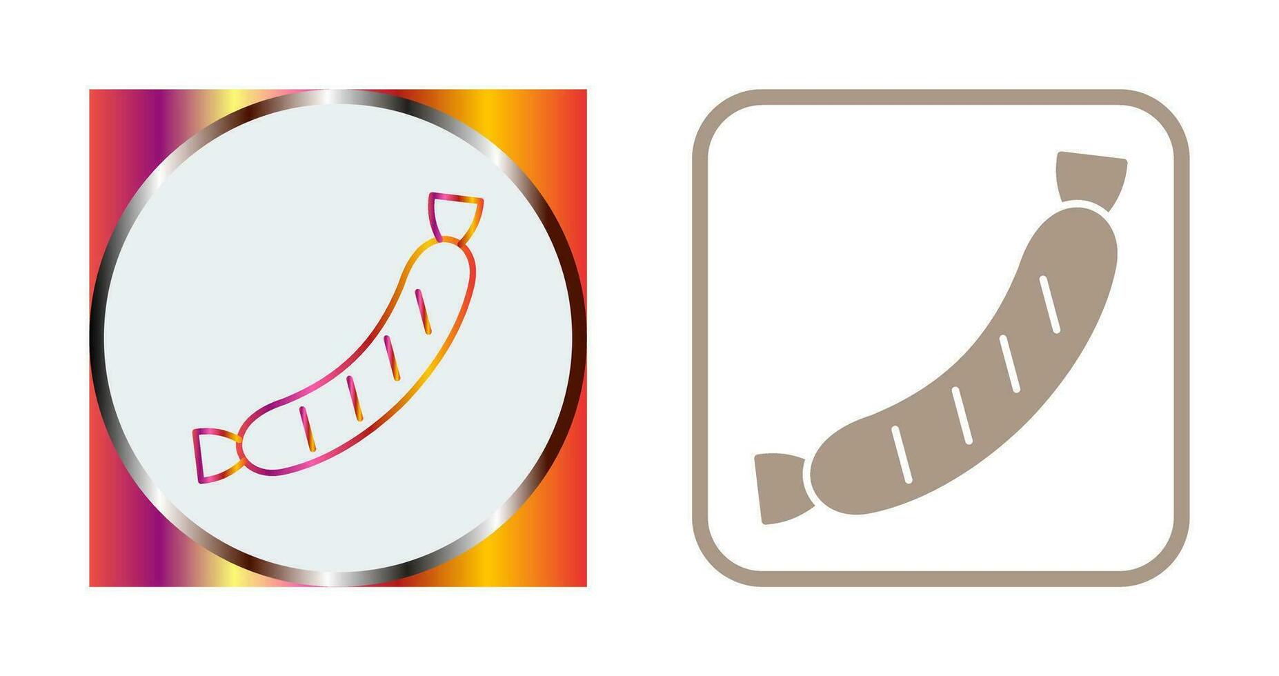 Sausage Vector Icon