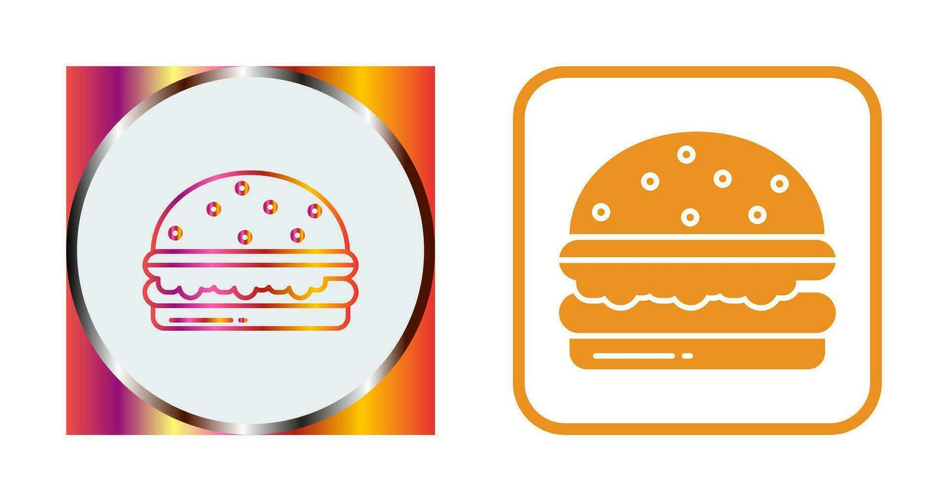 icono de vector de hamburguesa