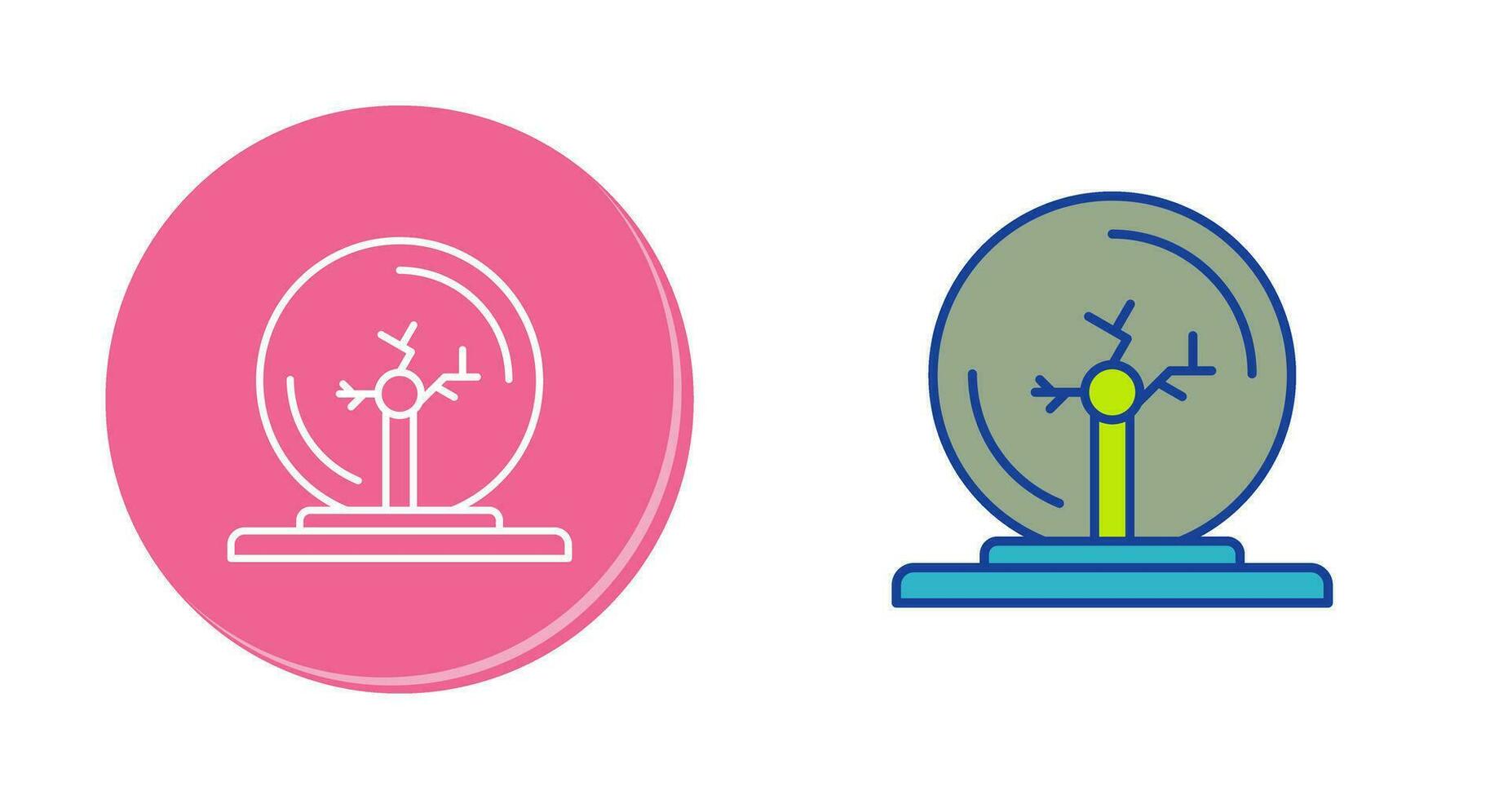 Plasma Ball Vector Icon