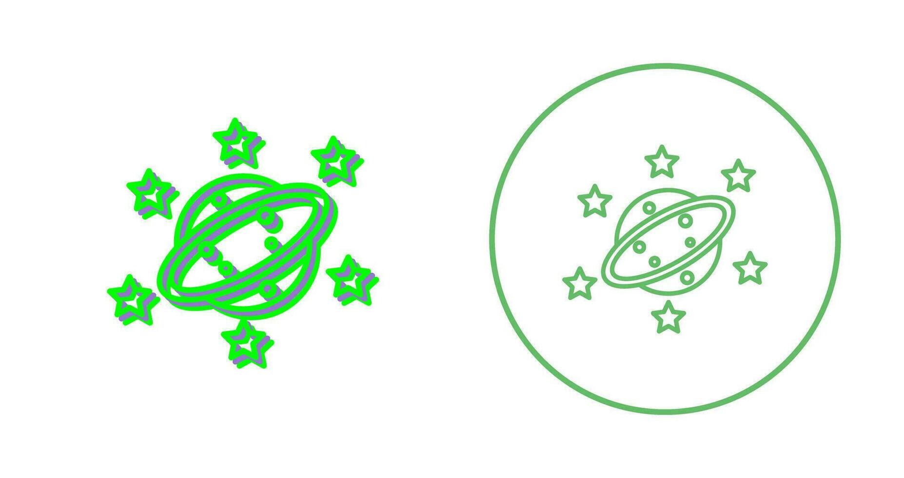Saturn Vector Icon