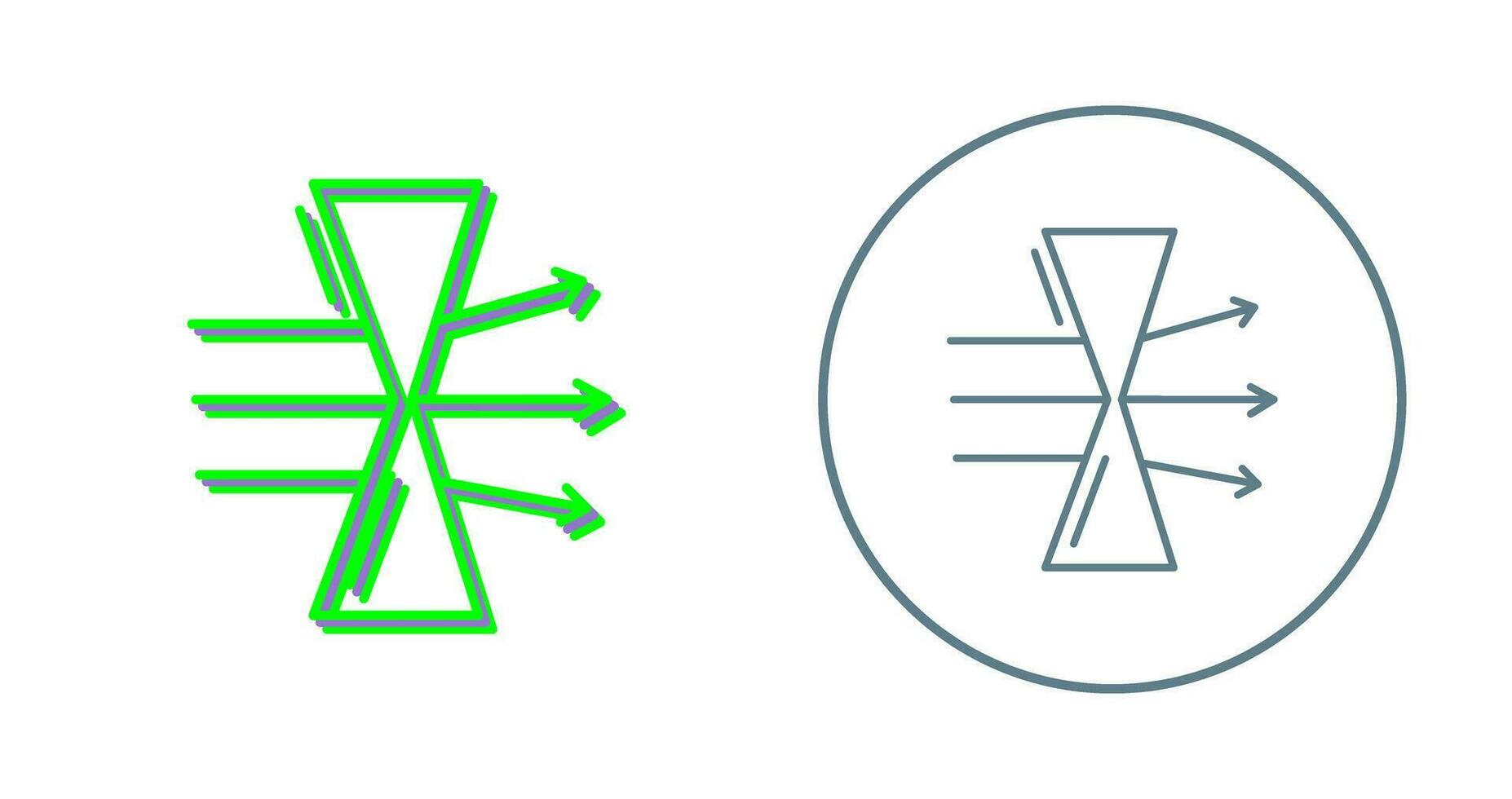Dispersion Vector Icon