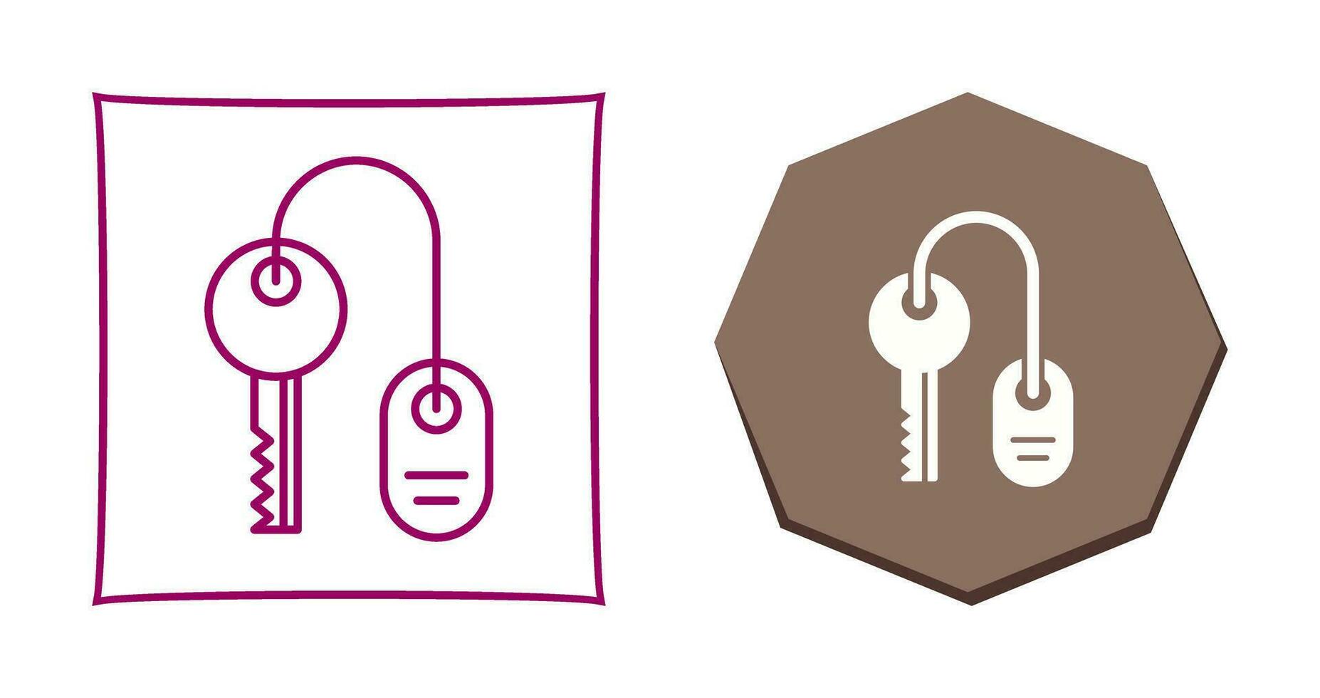 Room key Vector Icon