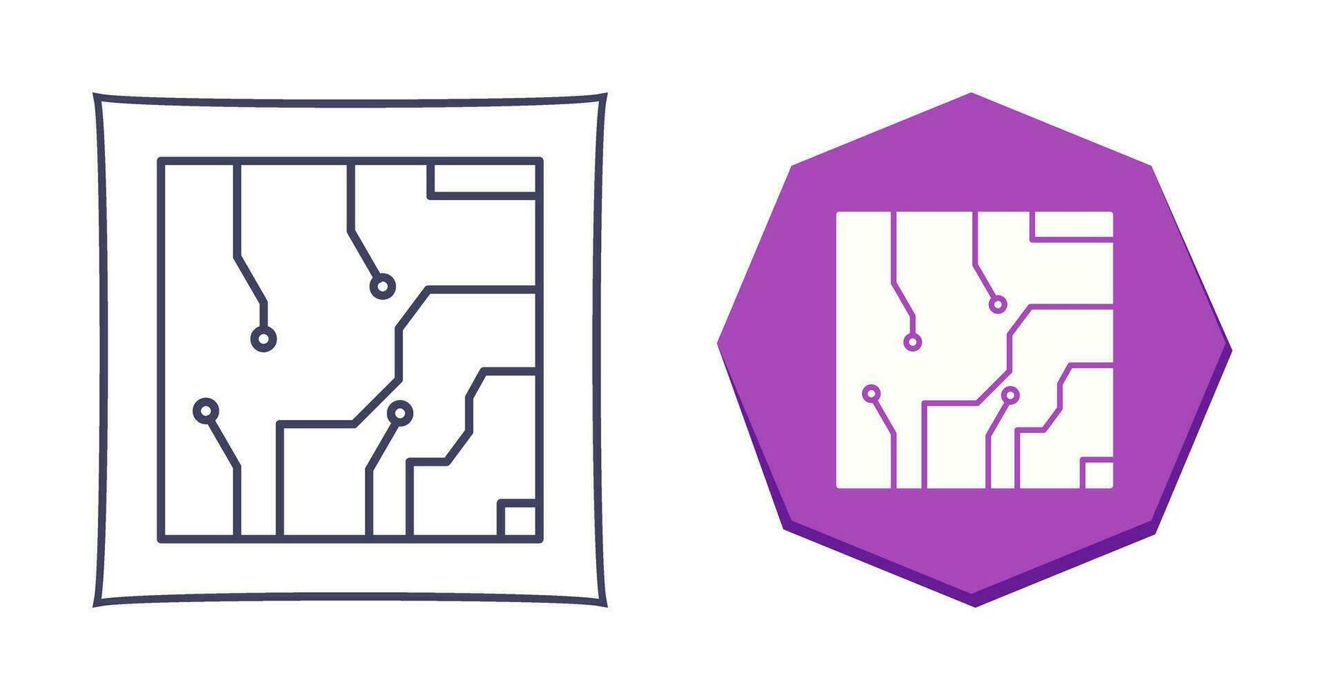 Electrical circuit Vector Icon