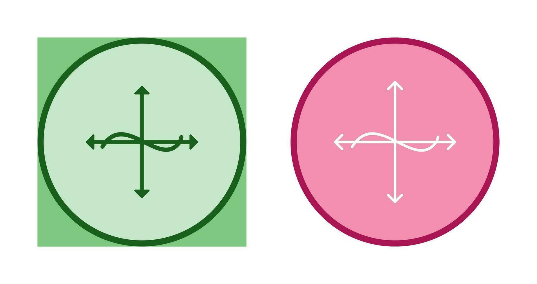 Unique Graph Vector Icon