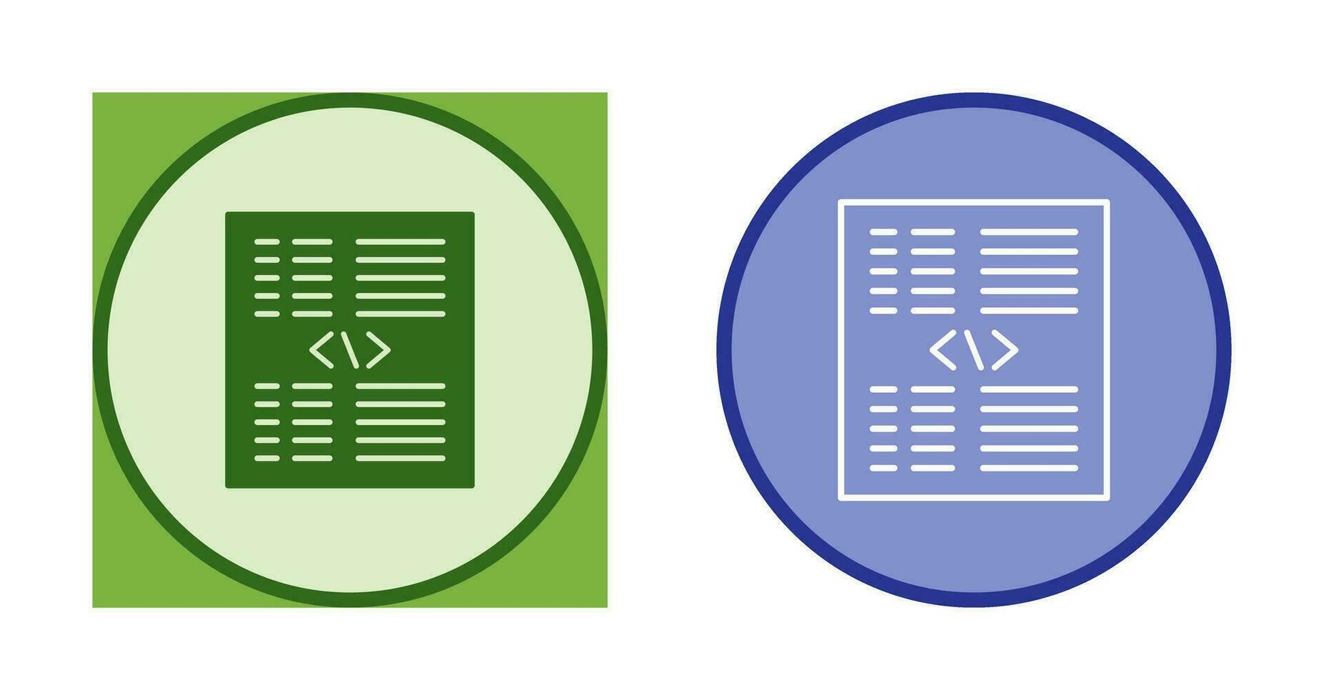 Piece of Code Vector Icon