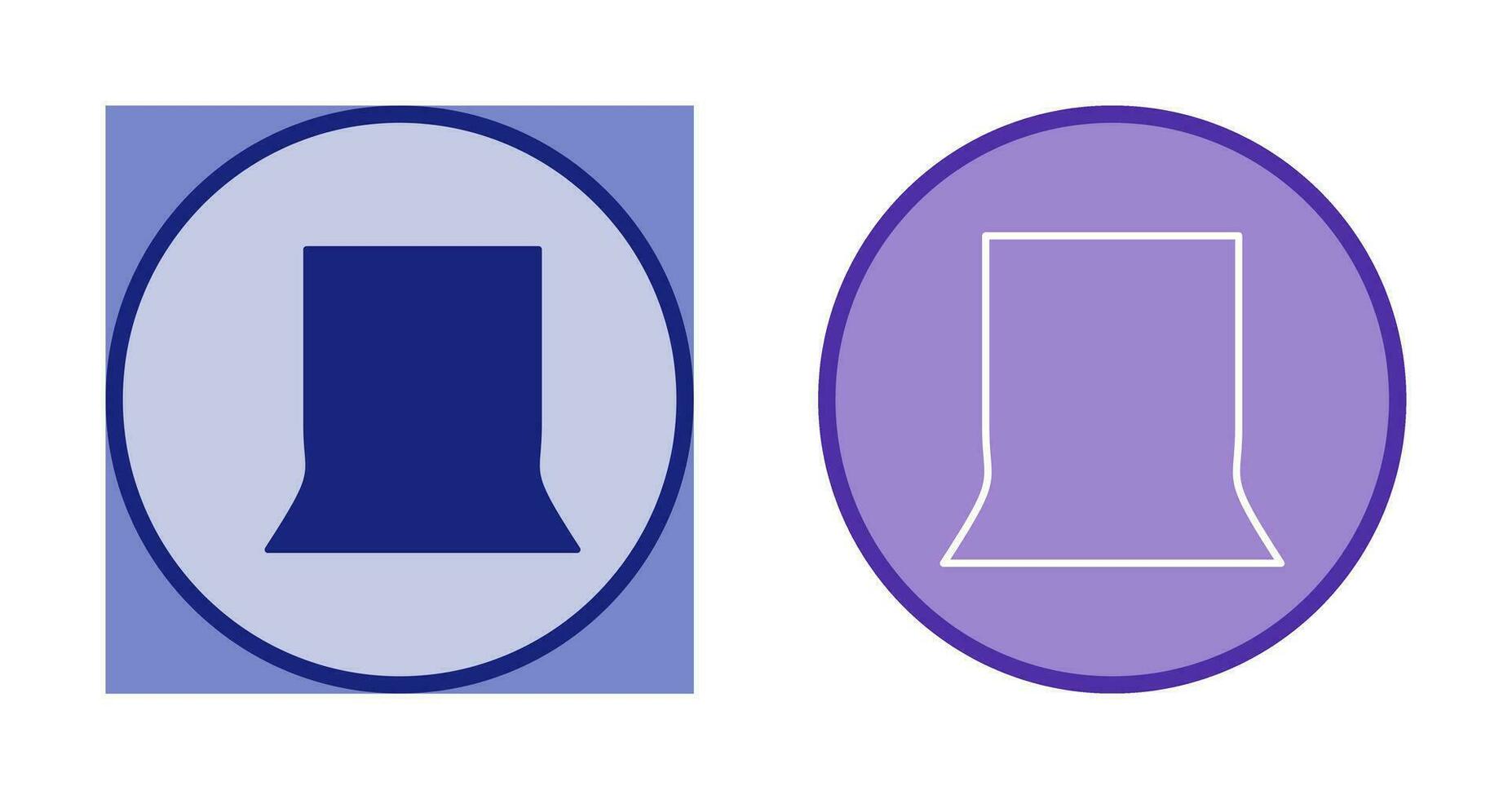 Unique Back Stand Vector Icon