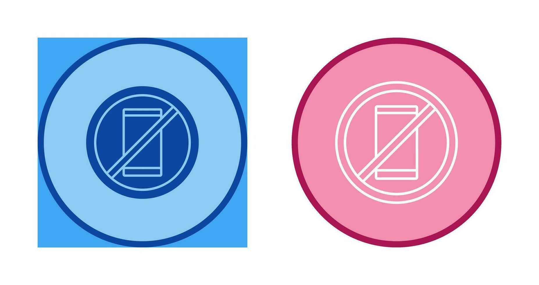 No Cell Phones Vector Icon