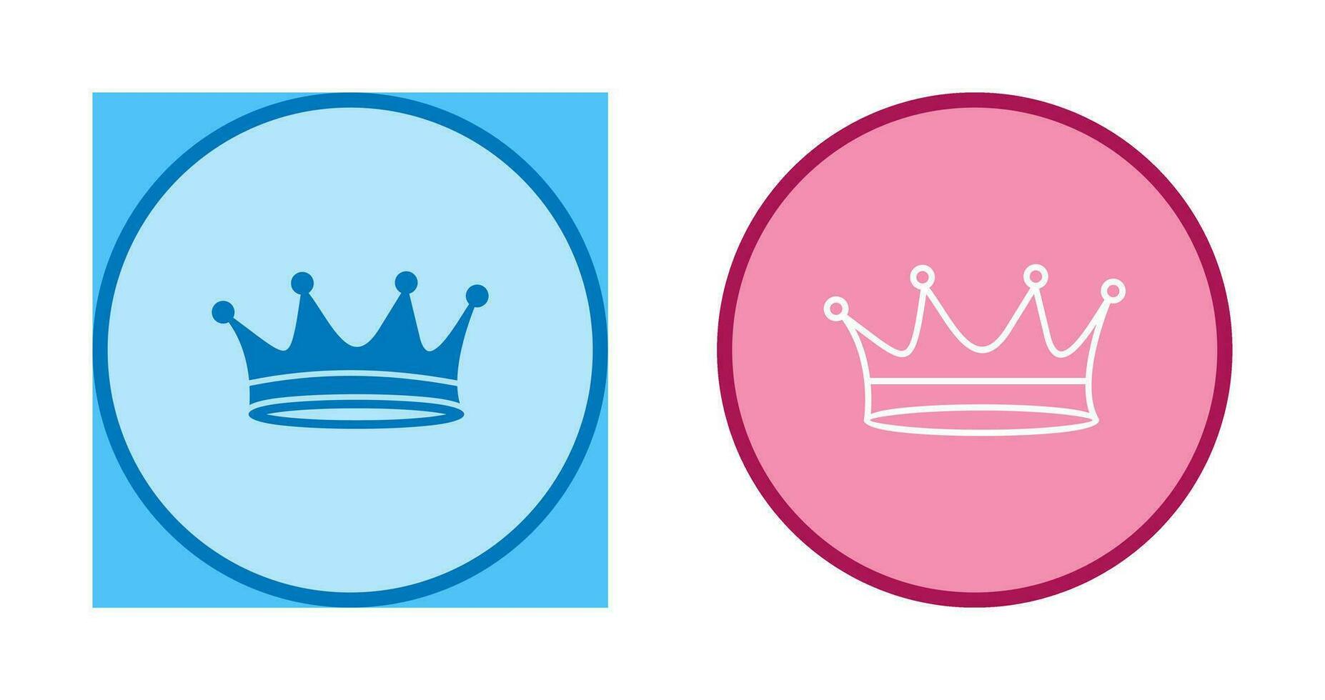 King Crown Vector Icon