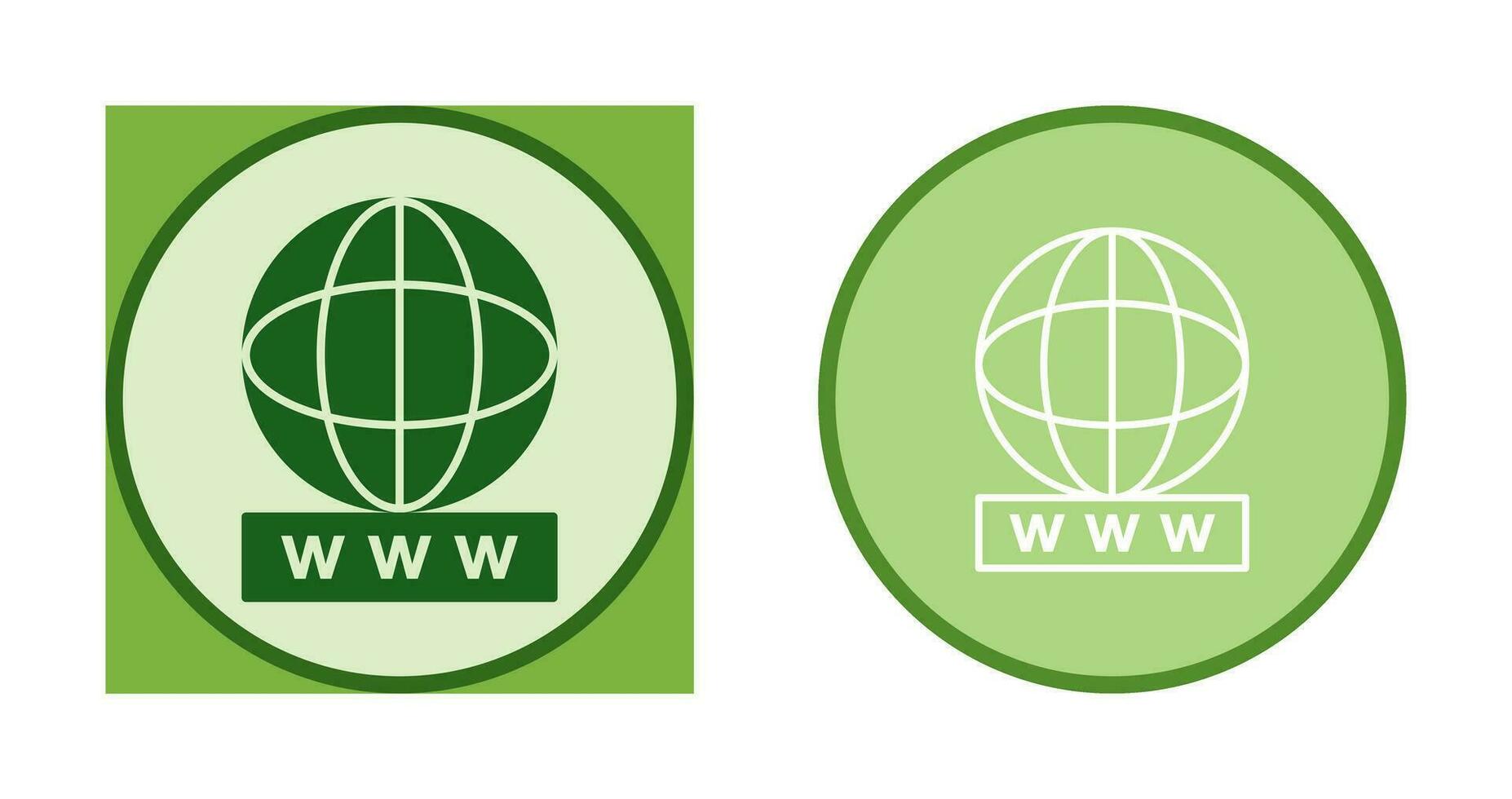 Unique World Wide Web Vector Icon