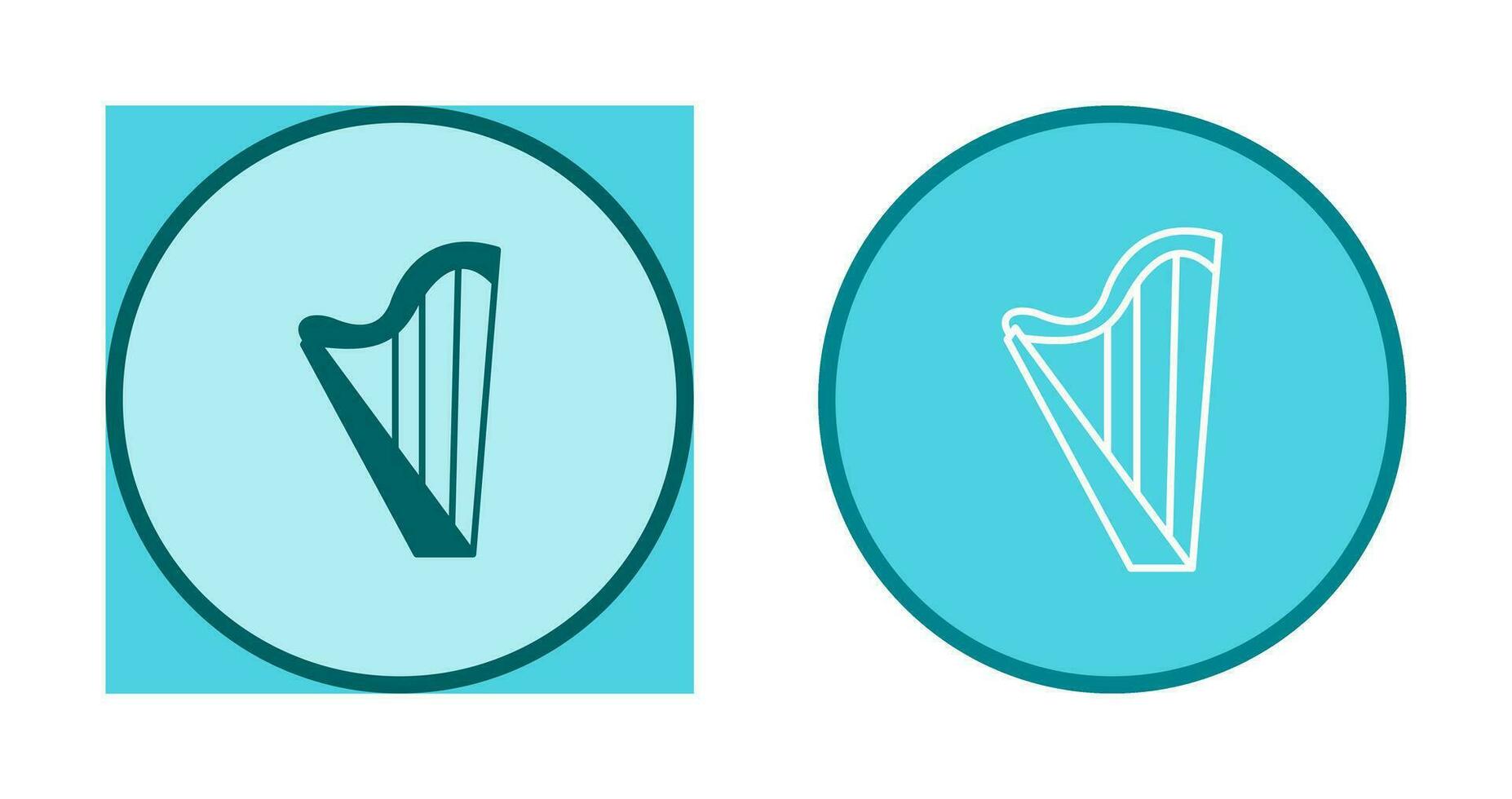 Harp Vector Icon