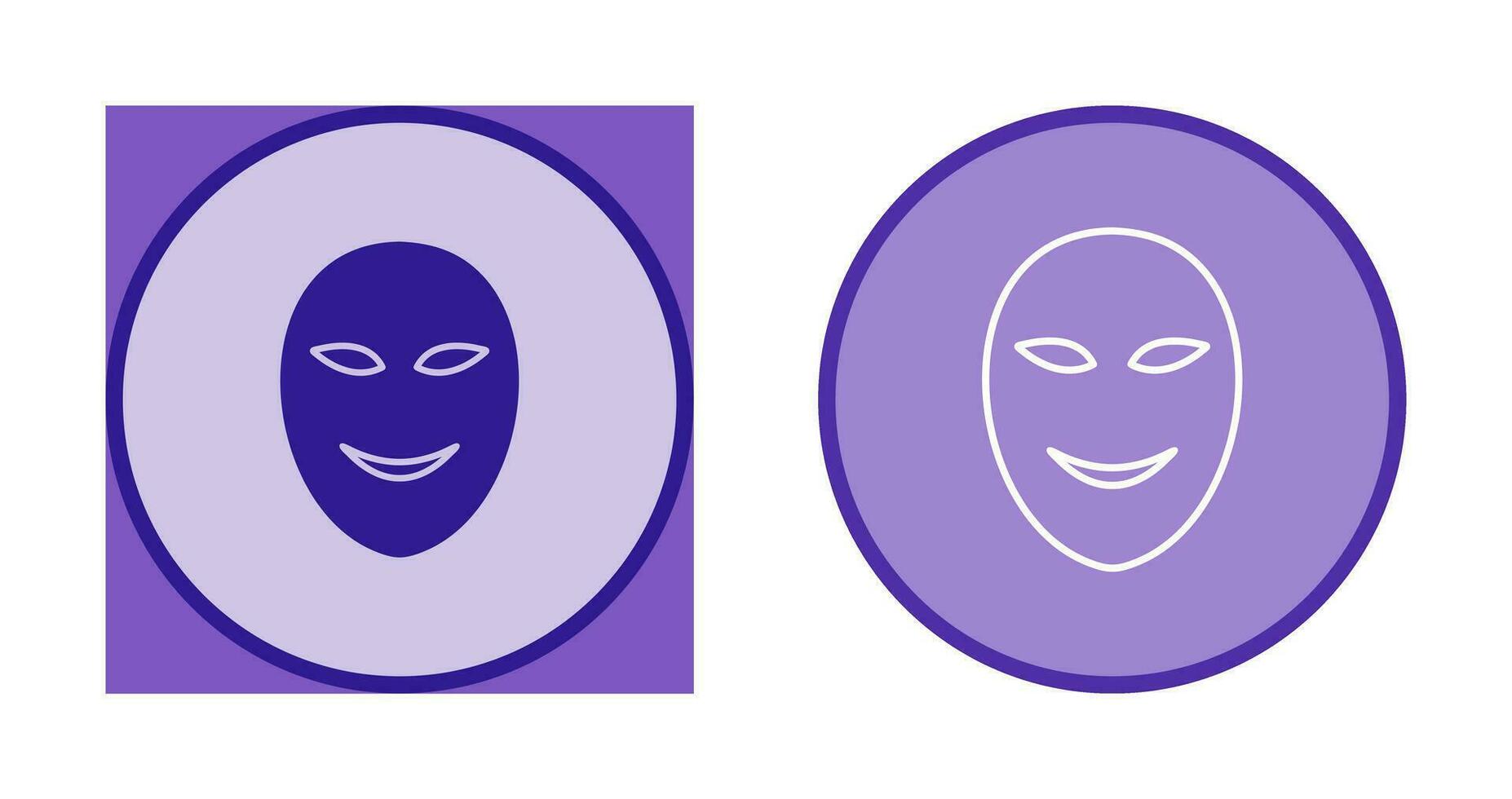 Ancient Face Mask Vector Icon