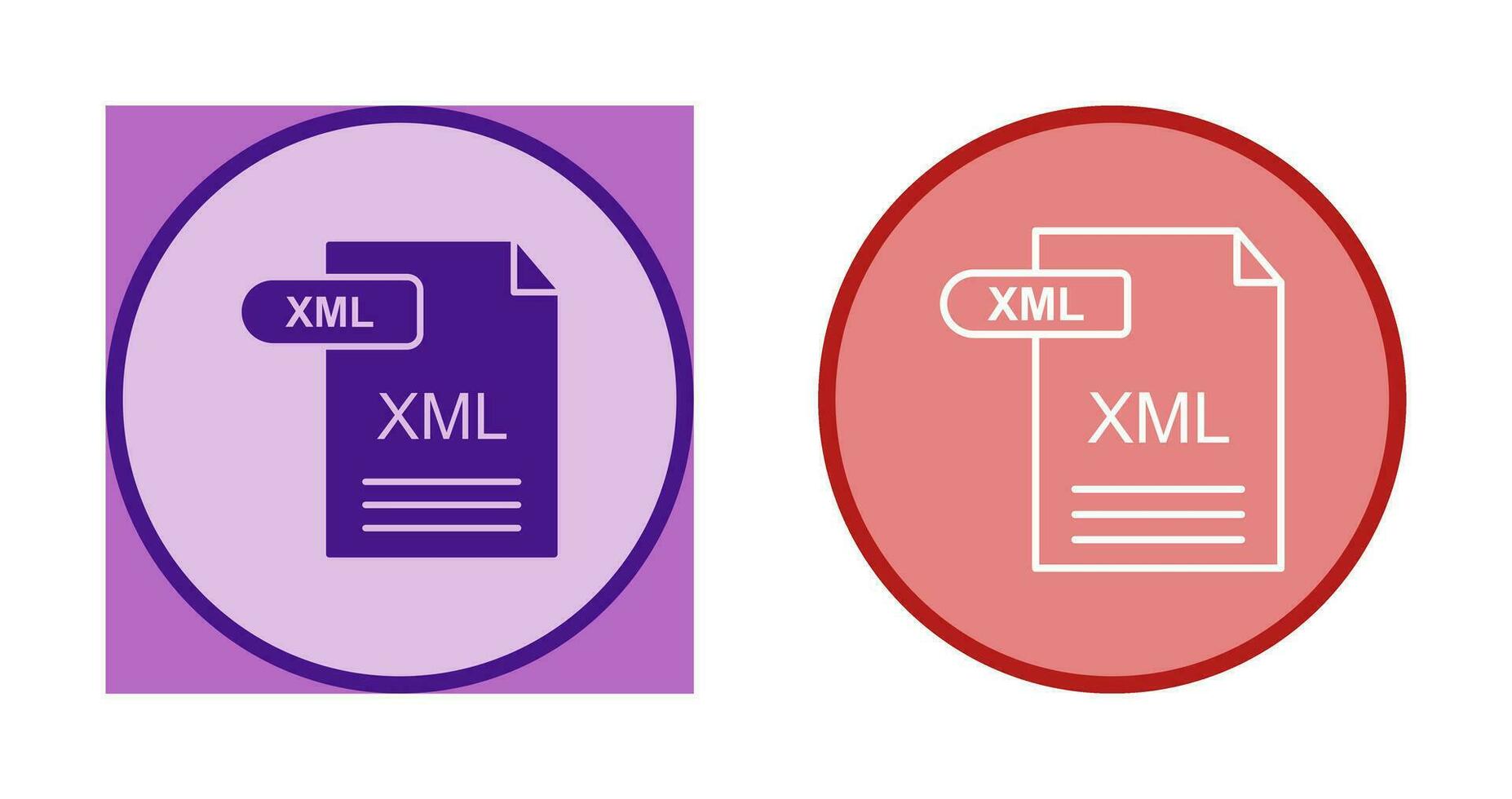 XML Vector Icon