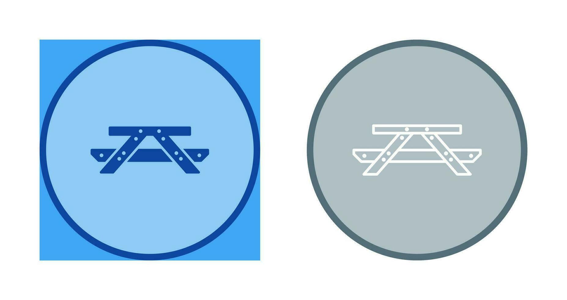 Picnic of Table Vector Icon