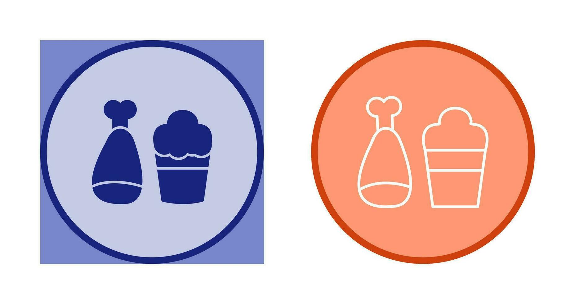 Food and Beer Vector Icon