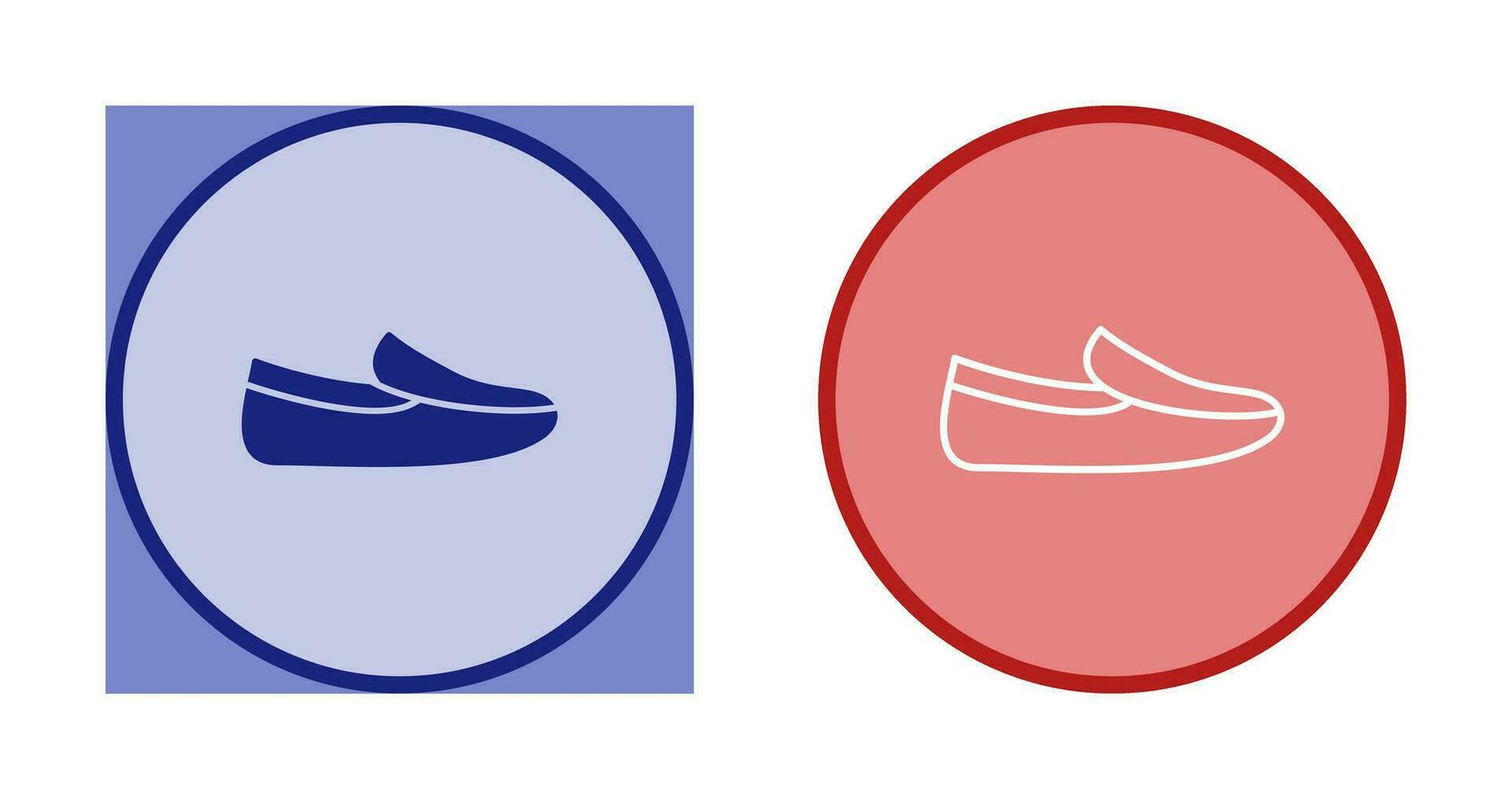 Men's Loafers Vector Icon