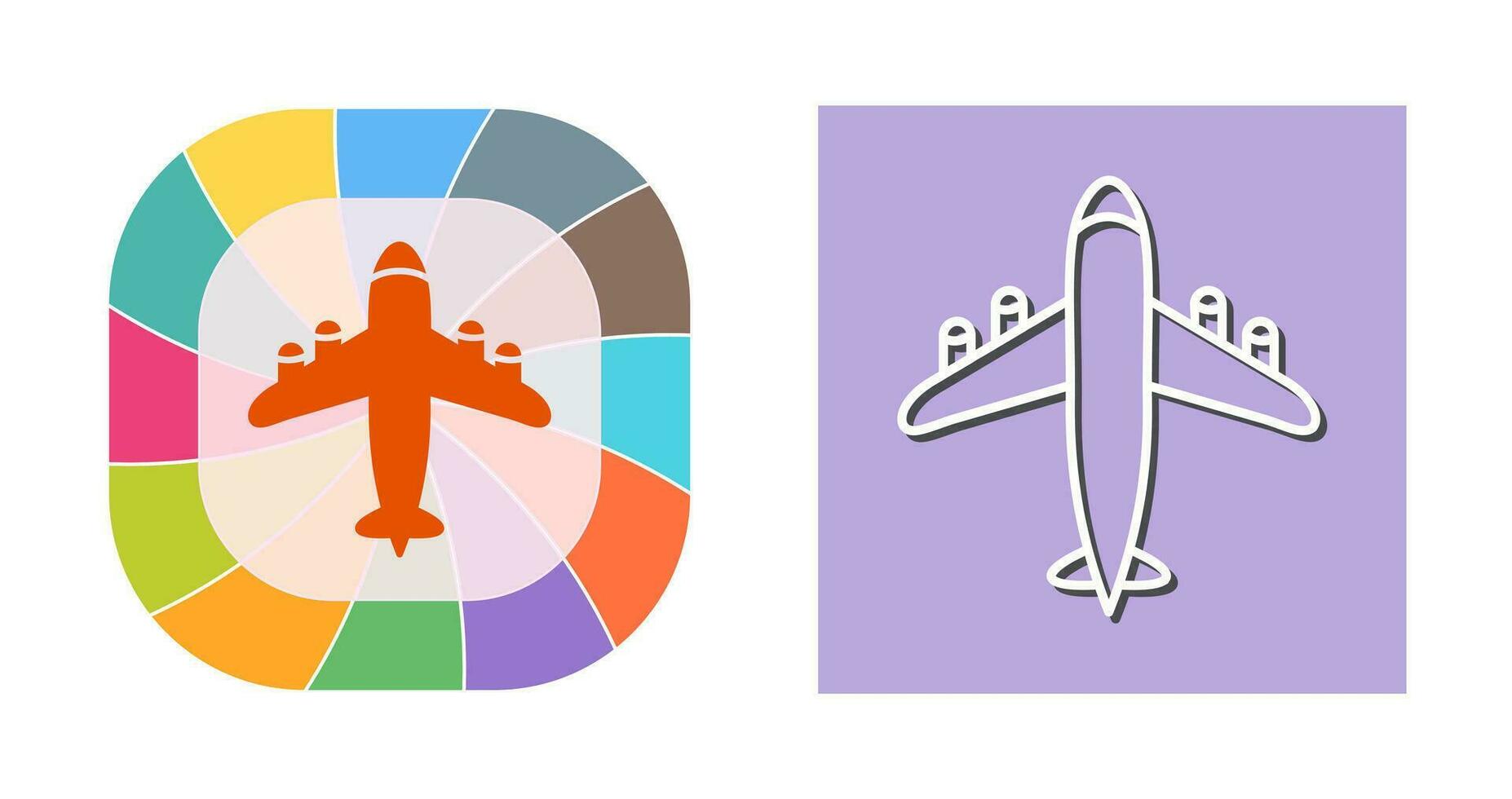 Flying Airplane Vector Icon