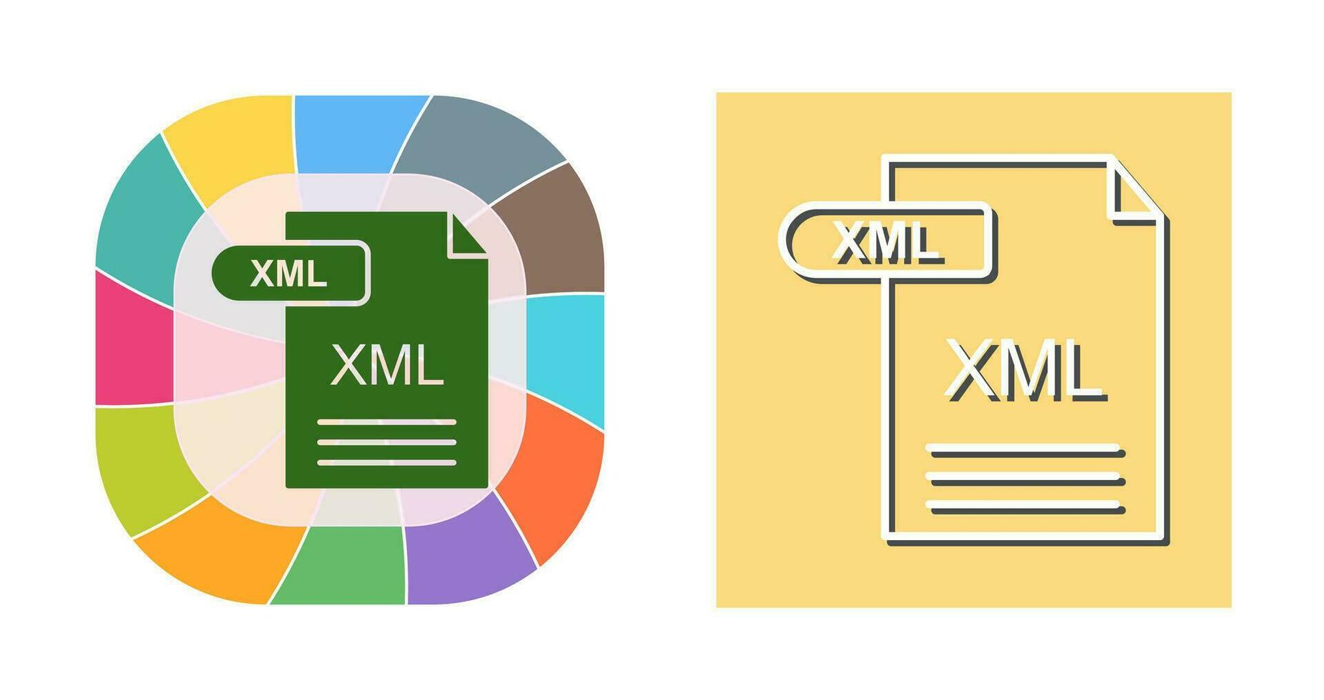 XML Vector Icon