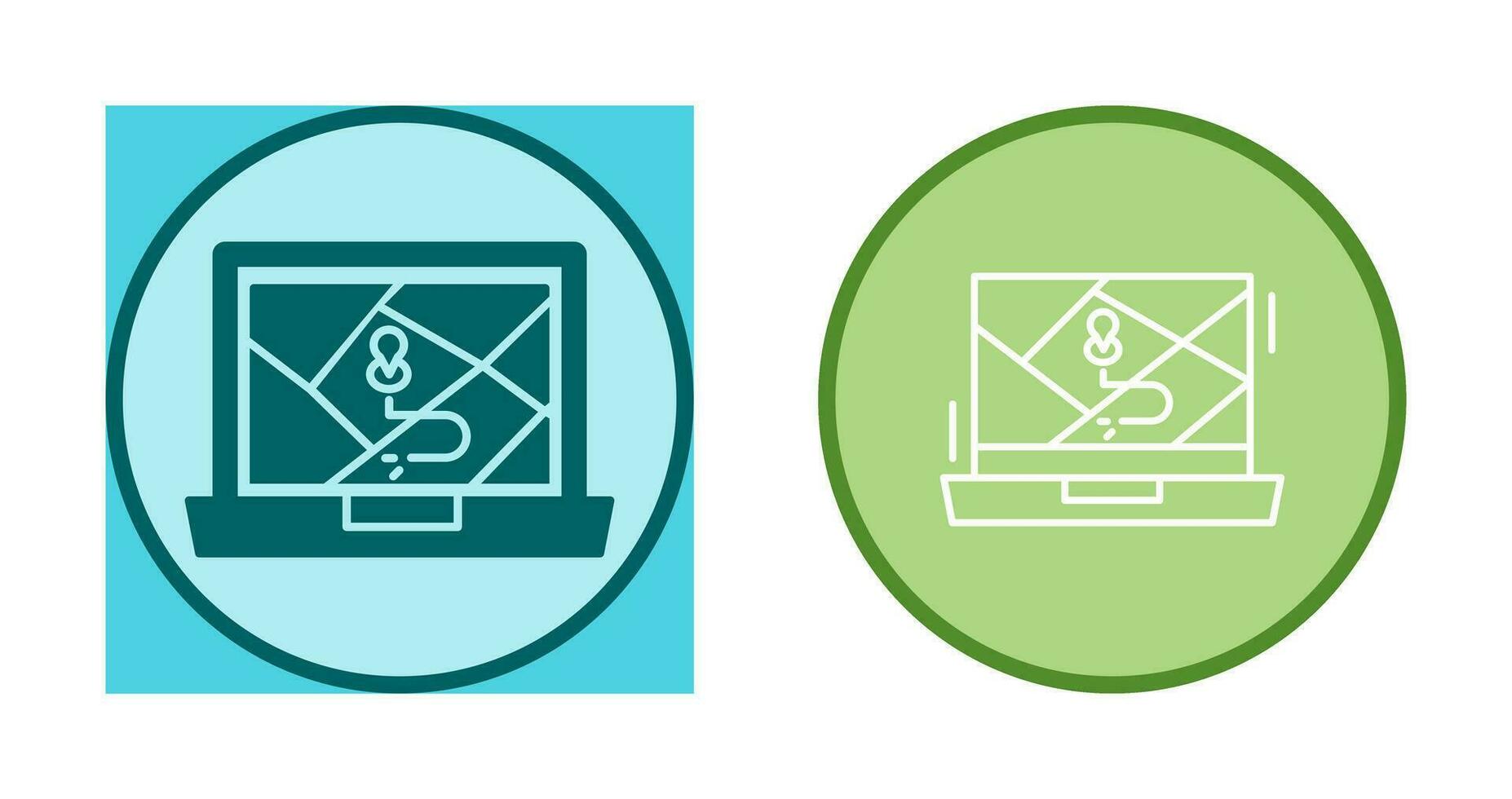 Google Map Vector Icon