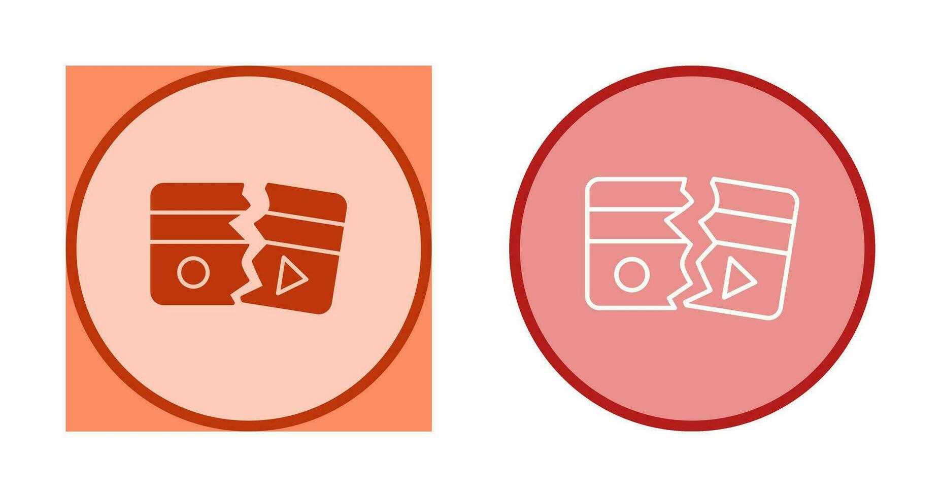 Broken Vector Icon