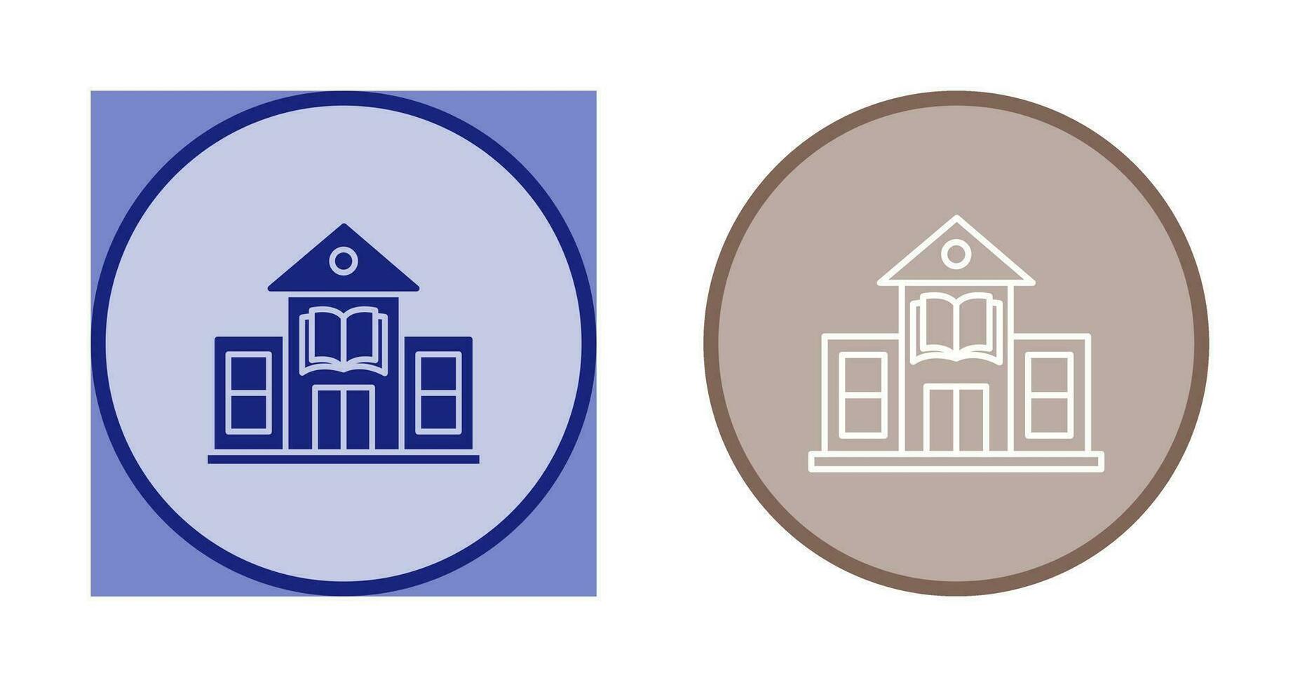 Library Building Vector Icon