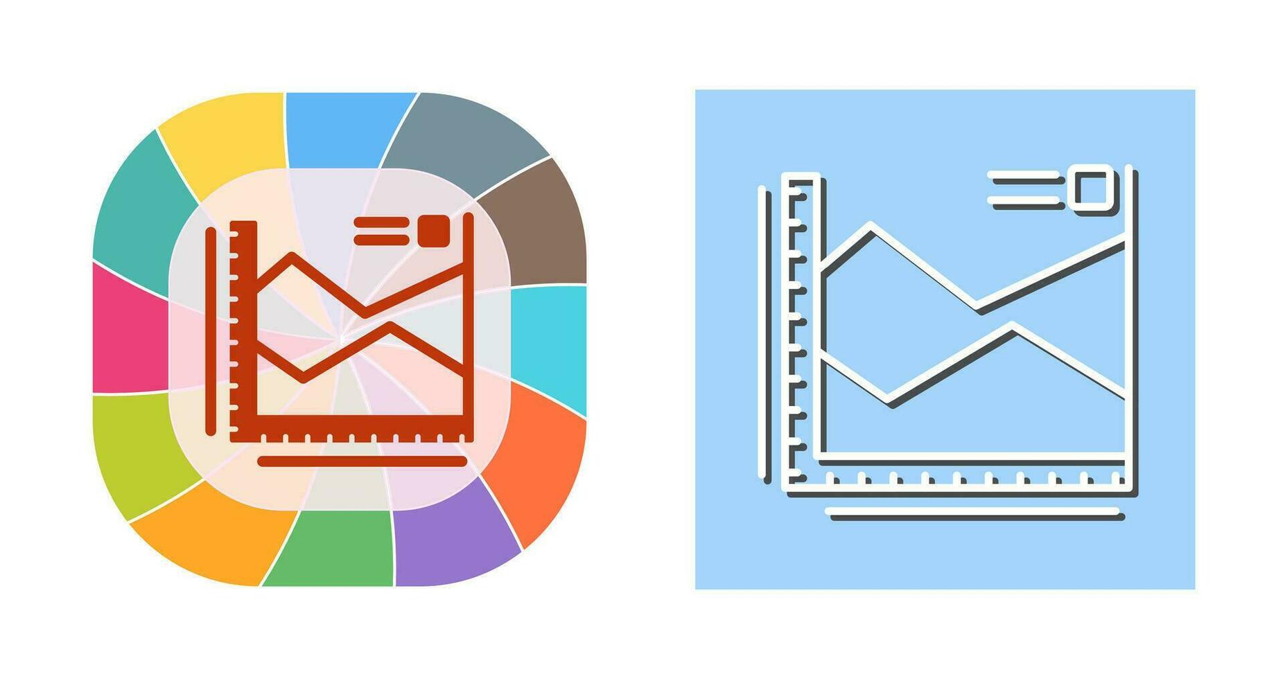 Spline Chart Vector Icon