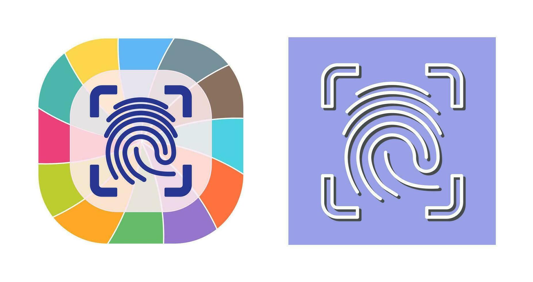 Finger Print Vector Icon