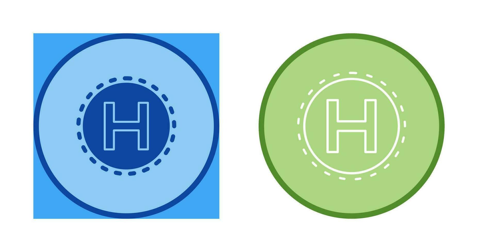 Helipad Vector Icon