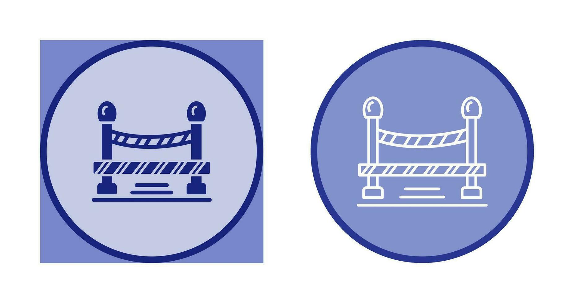 Do Not Cross Line Vector Icon