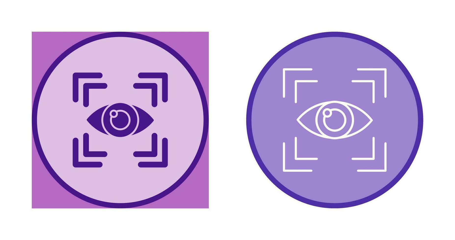 Eye Scan Vector Icon