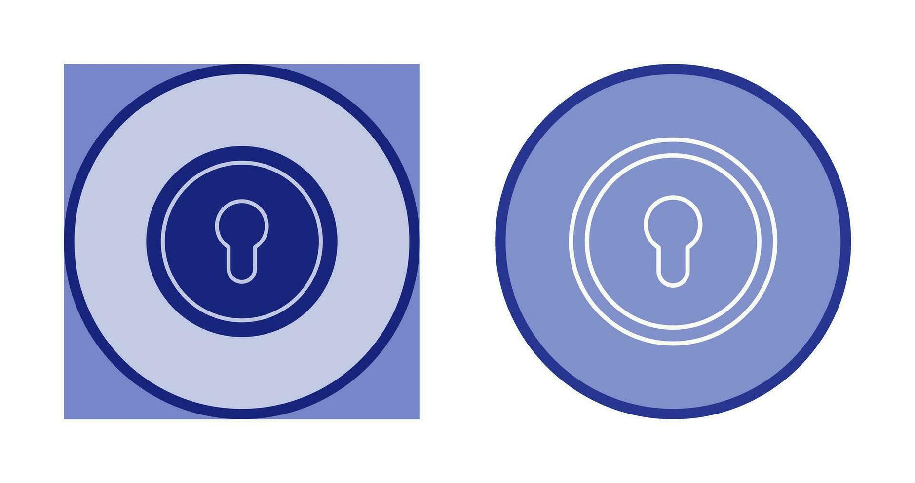 Key Hole Vector Icon