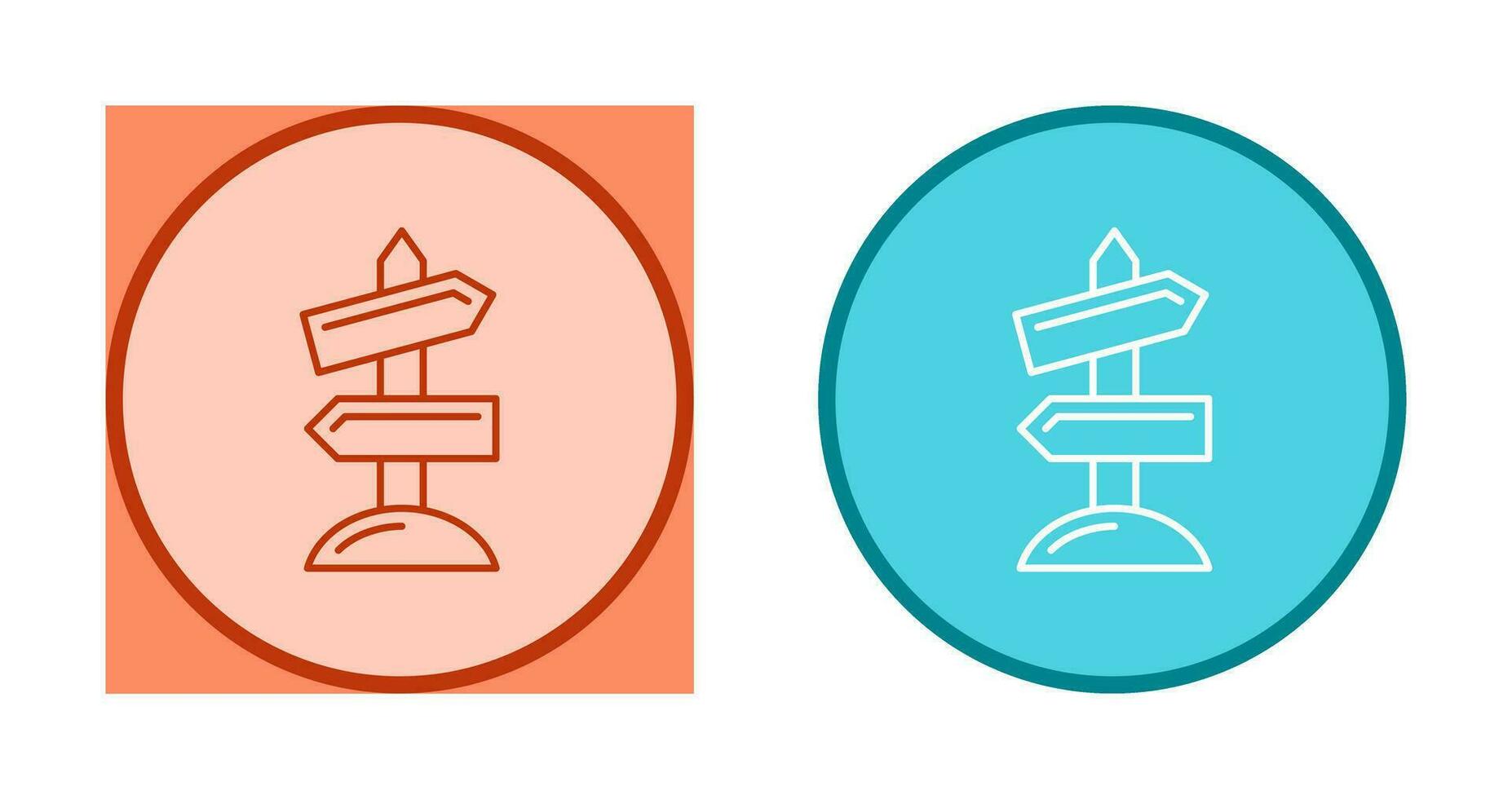 Road Sign Vector Icon