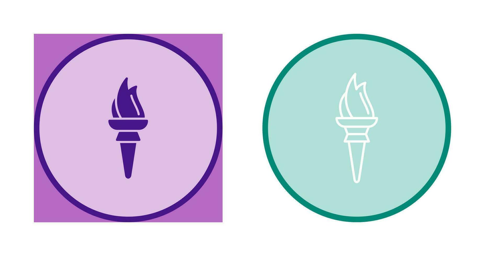 Torch Vector Icon