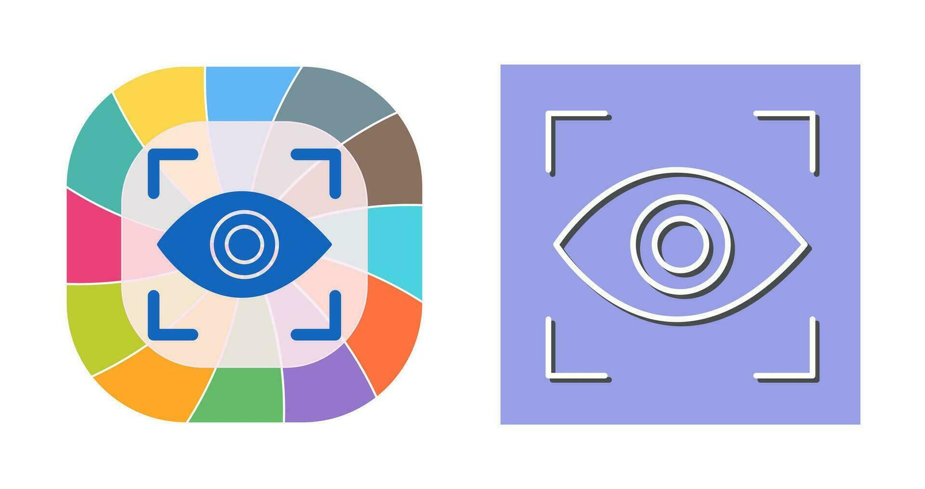 Eye Scan Vector Icon