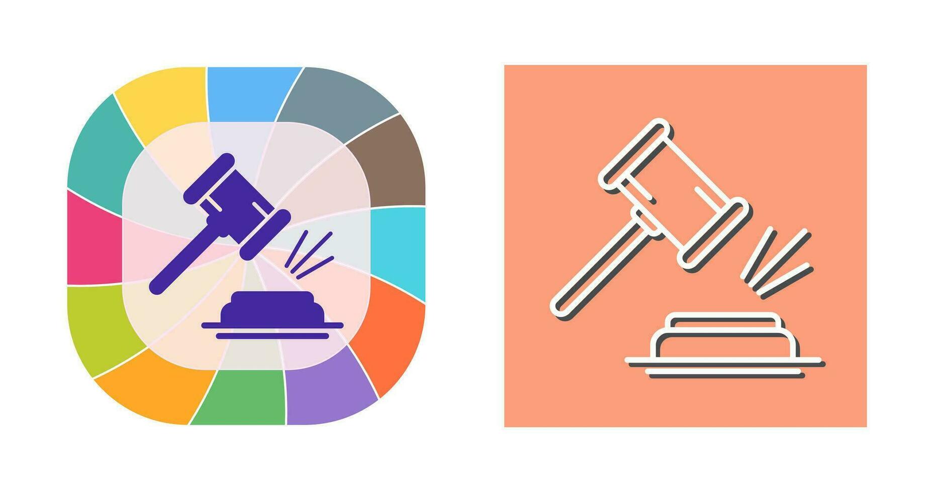 Gavel Vector Icon